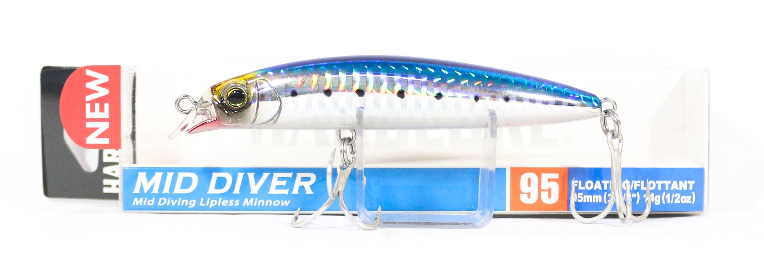Yo Zuri Duel Hardcore Mid Diver 95 Floating Lure F1191-HIW (5733)