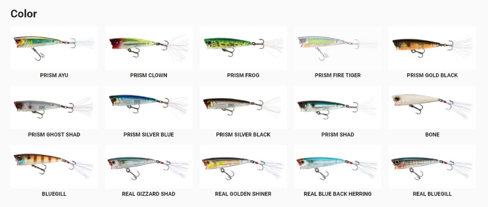 Yo Zuri Duel 3DB Popper 75 mm Floating Lure R1101-RBG (2709)
