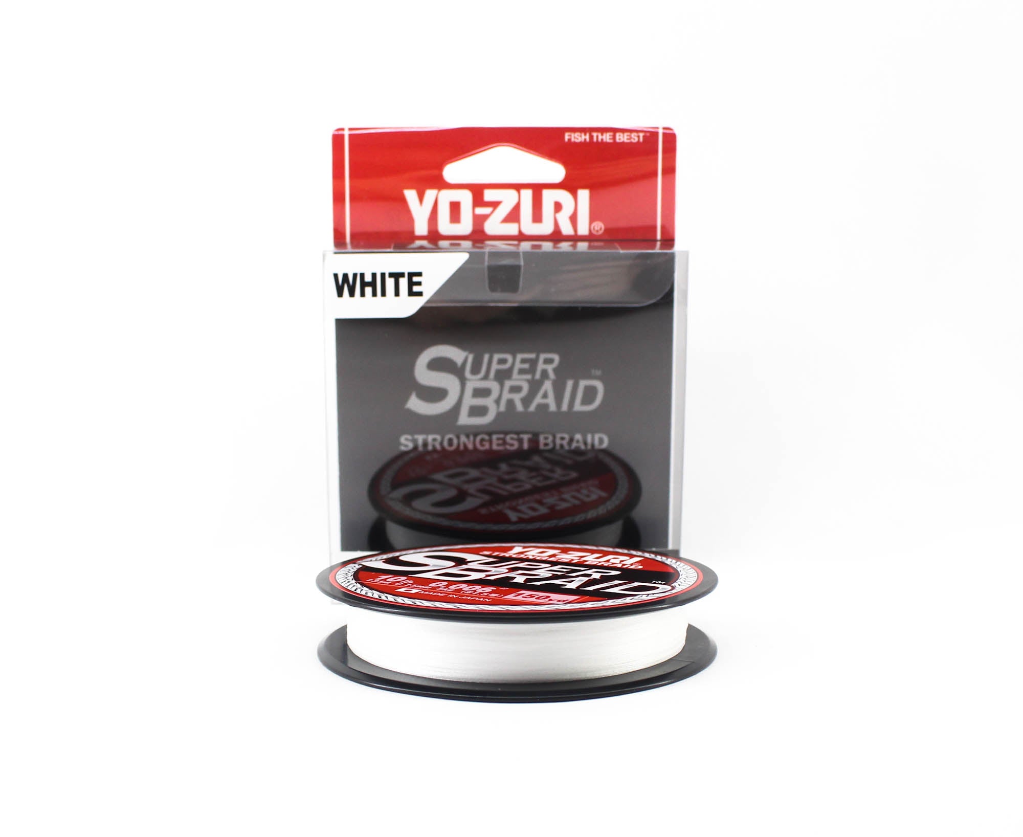 Yo Zuri Duel P.E Line Super Braid 150YDS 10Lbs 0.15mm White R1256-W 1800