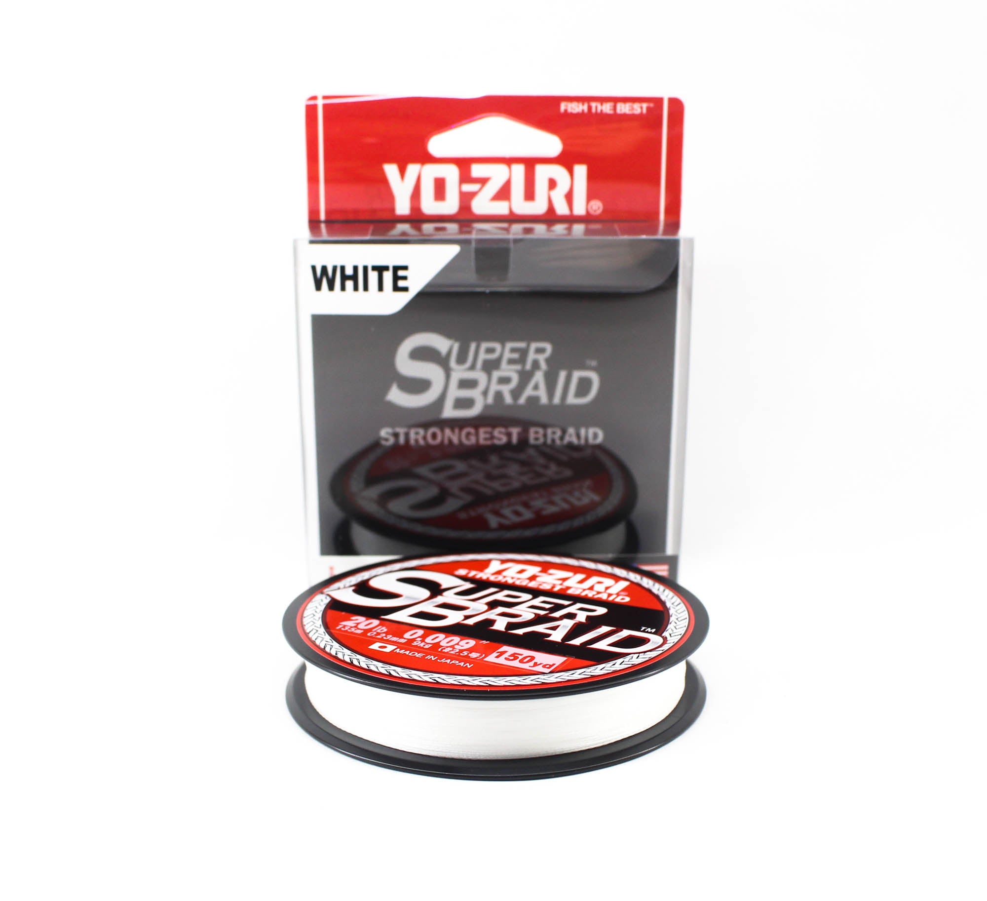 Yo Zuri Duel P.E Line Super Braid 150YDS 20Lbs 0.23mm White R1258-W 1824