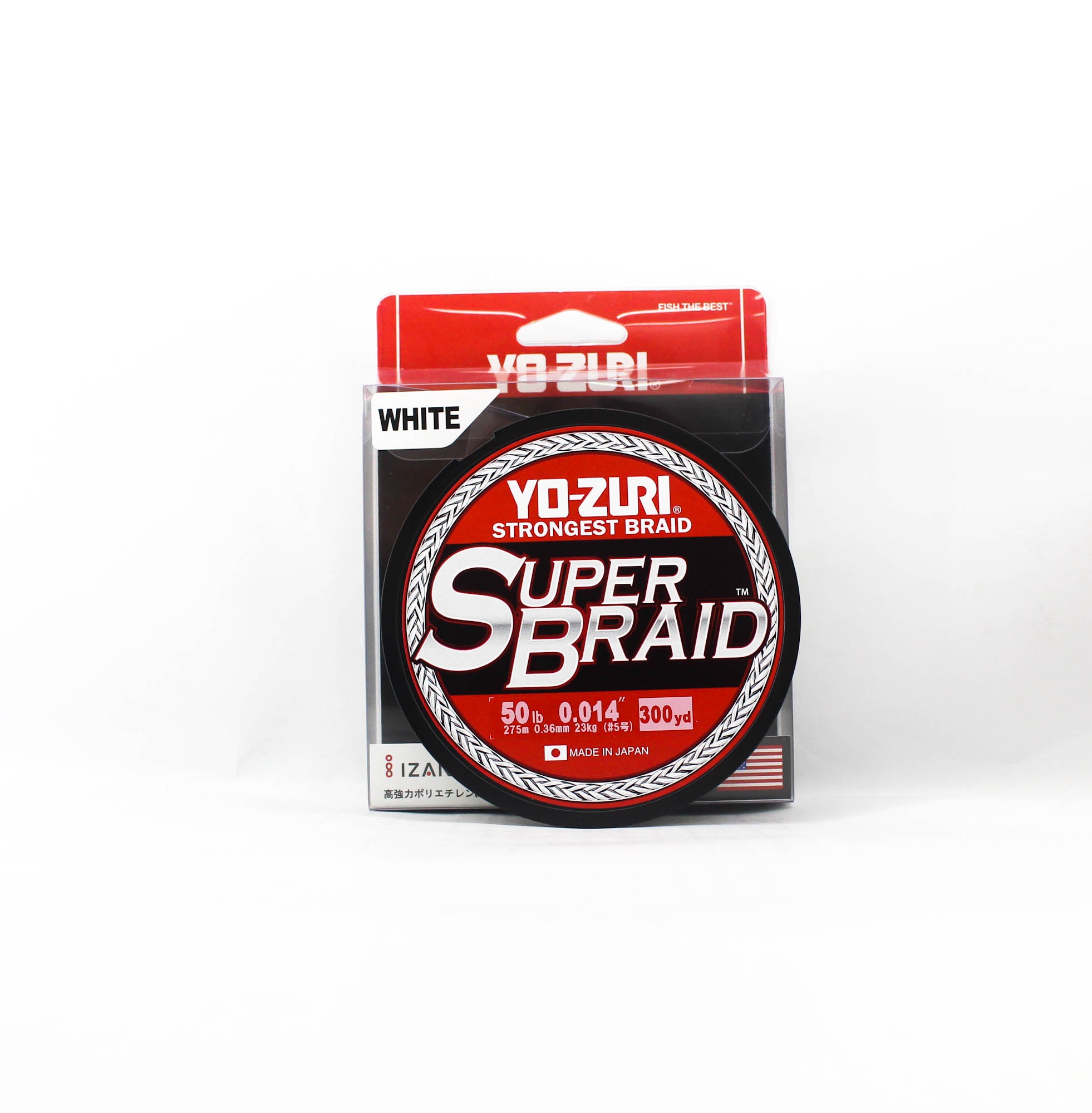 Yo Zuri Duel P.E Line Super Braid 300YDS 50Lbs 0.36mm White R1269-W (1930)