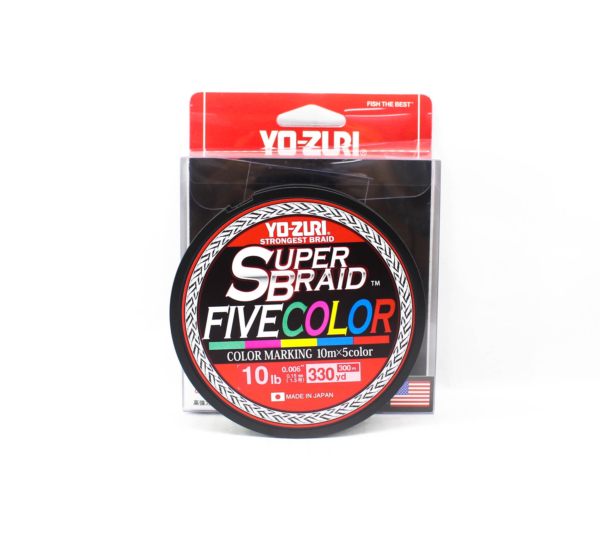 Yo Zuri Duel P.E Line Super Braid 330YDS 10Lbs (0.15mm) 5C R1459 (5129)