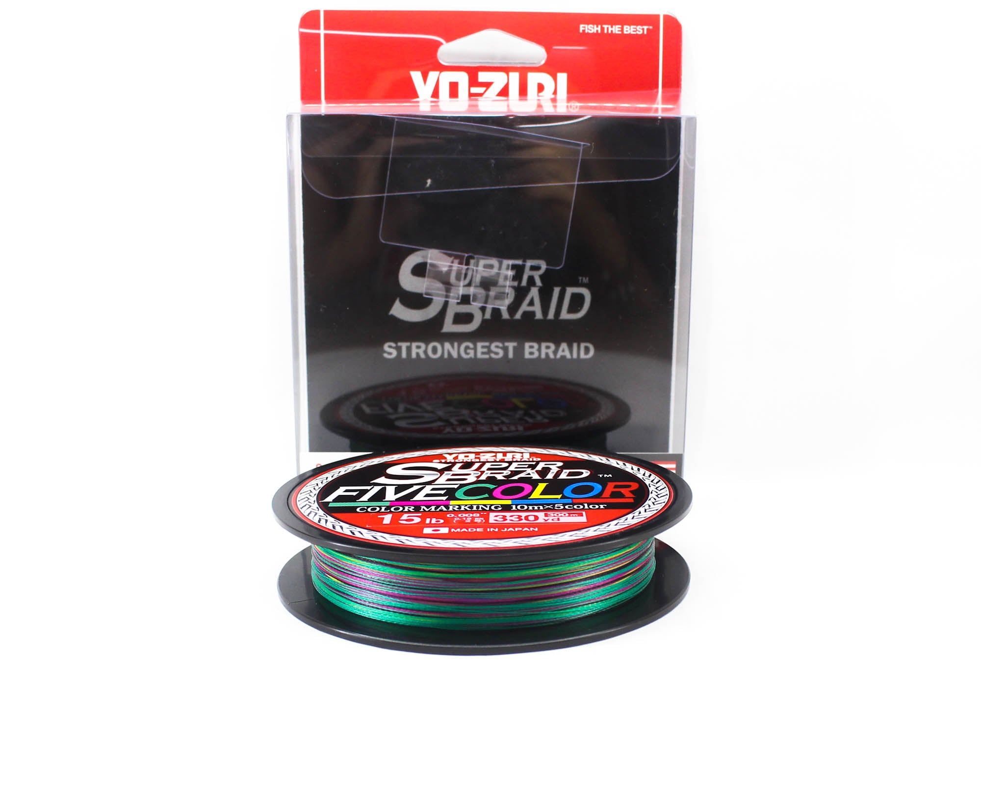Yo Zuri Duel P.E Line Super Braid 330YDS 15Lbs (0.19mm) 5C R1460 (5136)