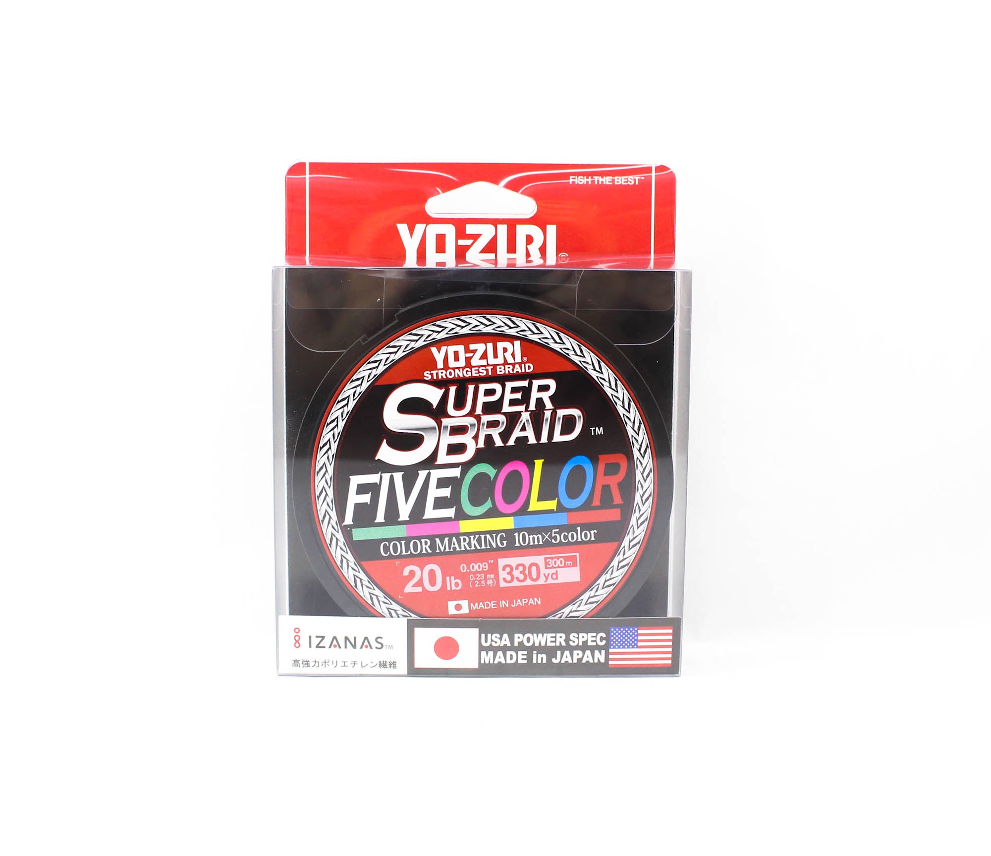 Yo Zuri Duel P.E Line Super Braid 330YDS 20Lbs (0.23mm) 5C R1461 (5143)