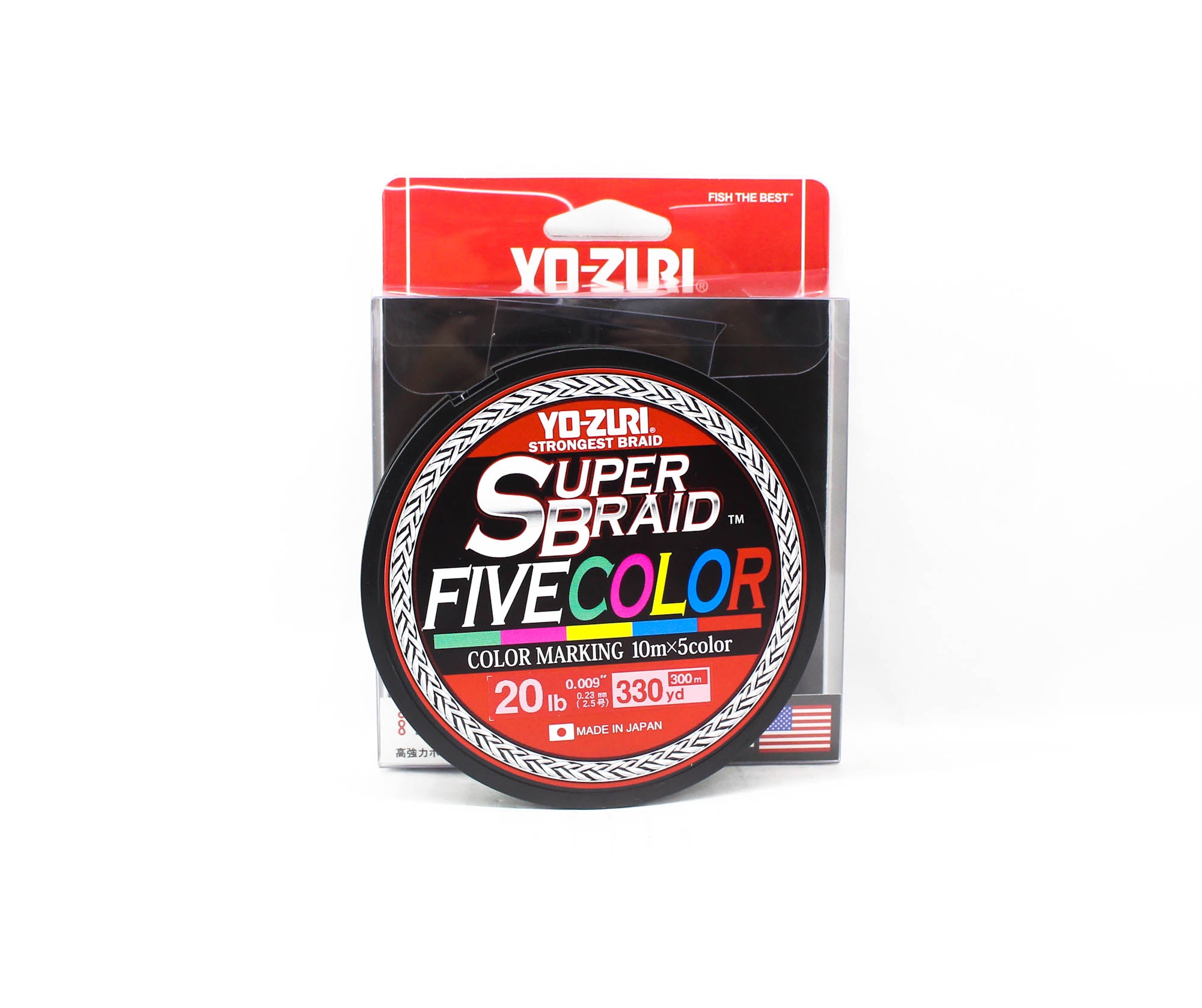 Yo Zuri Duel P.E Line Super Braid 330YDS 20Lbs (0.23mm) 5C R1461 (5143)