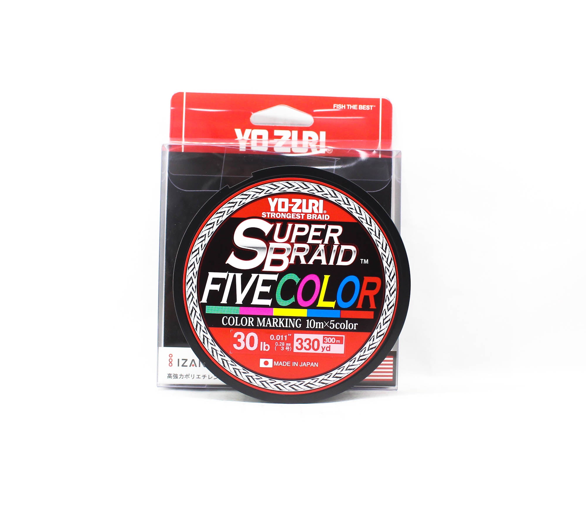 Yo Zuri Duel P.E Line Super Braid 330YDS 30Lbs (0.28mm) 5C R1462 (5150)