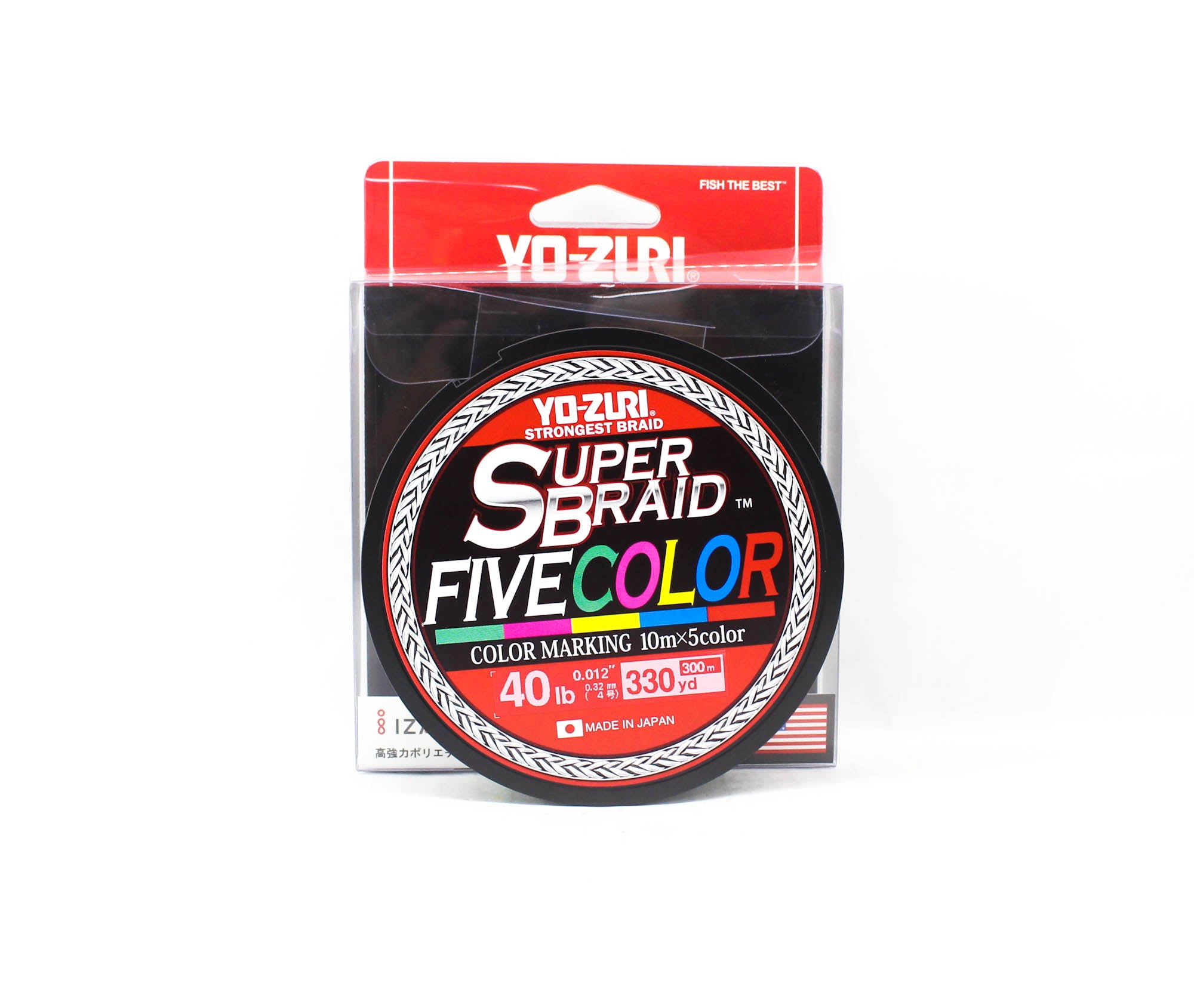 Yo Zuri Duel P.E Line Super Braid 330YDS 40Lbs (0.32mm) 5C R1463 (5167)