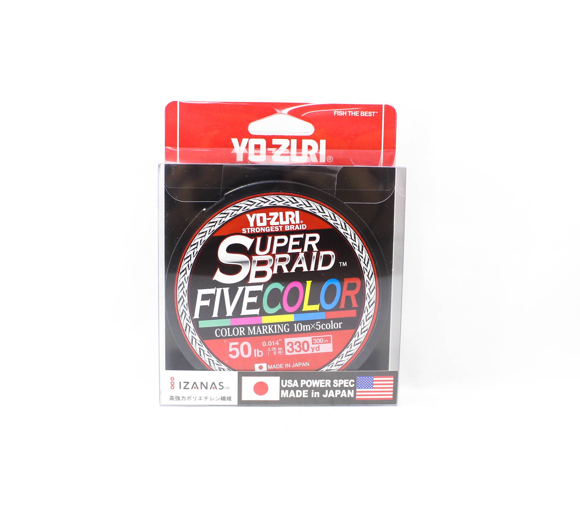 Yo Zuri Duel P.E Line Super Braid 330YDS 50Lbs (0.36mm) 5C R1464 (5174)