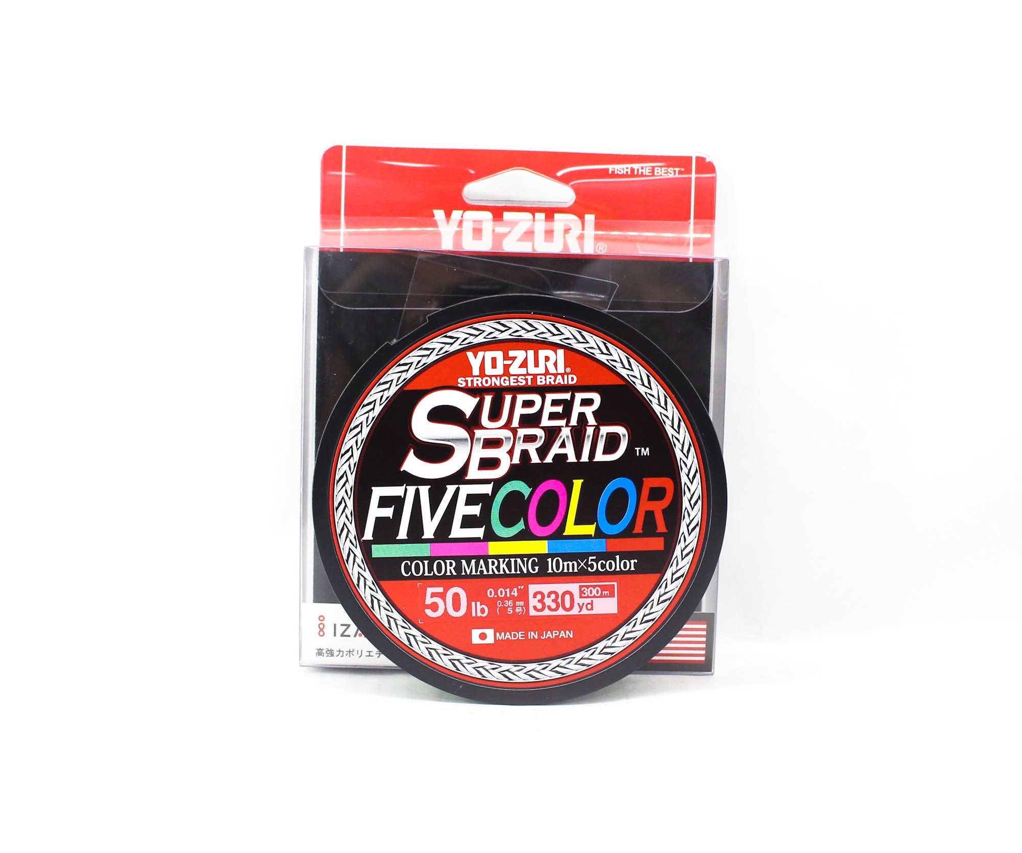 Yo Zuri Duel P.E Line Super Braid 330YDS 50Lbs (0.36mm) 5C R1464 (5174)