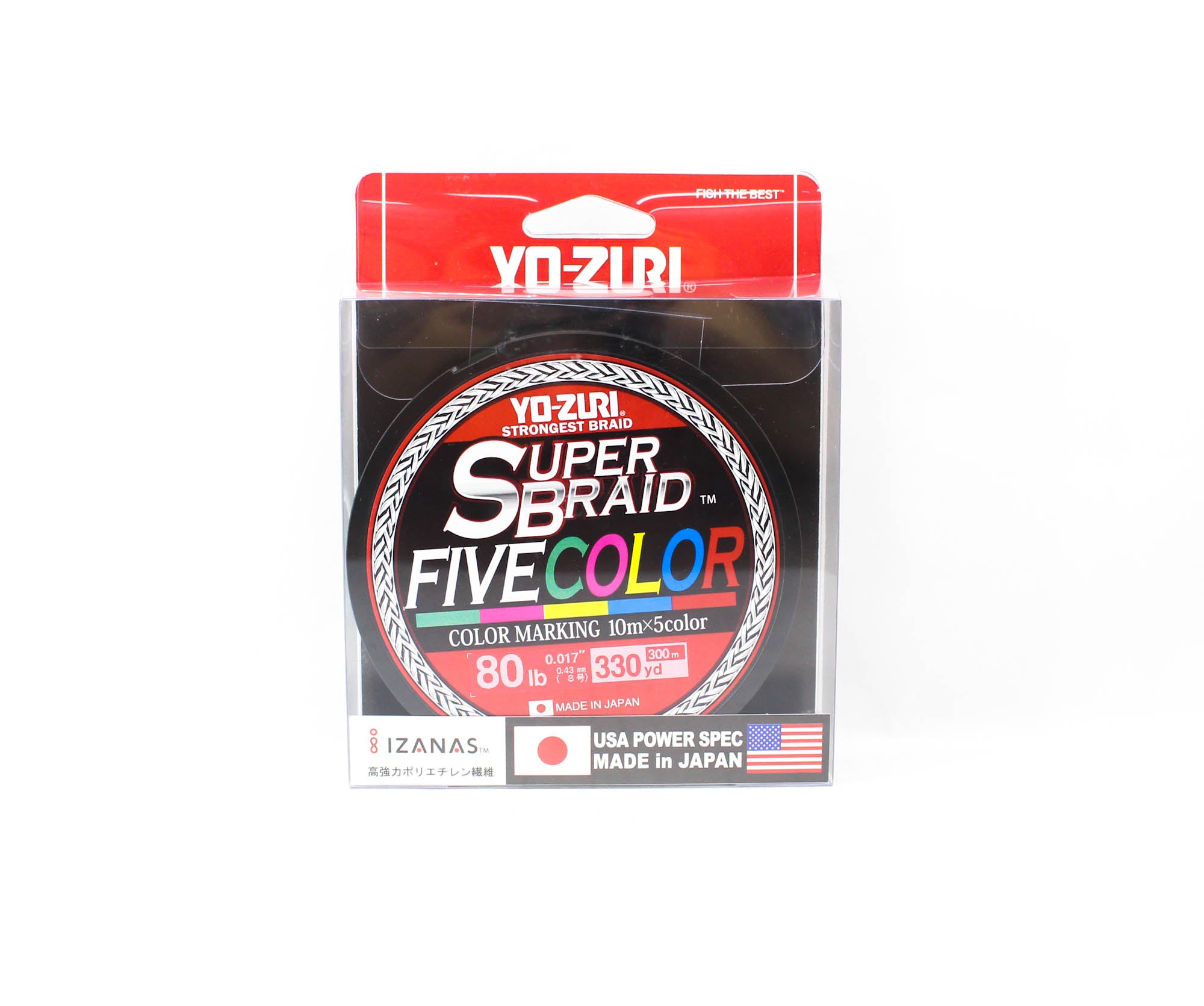 Yo Zuri Duel P.E Line Super Braid 330YDS 80Lbs (0.43mm) 5C R1466 (5198)