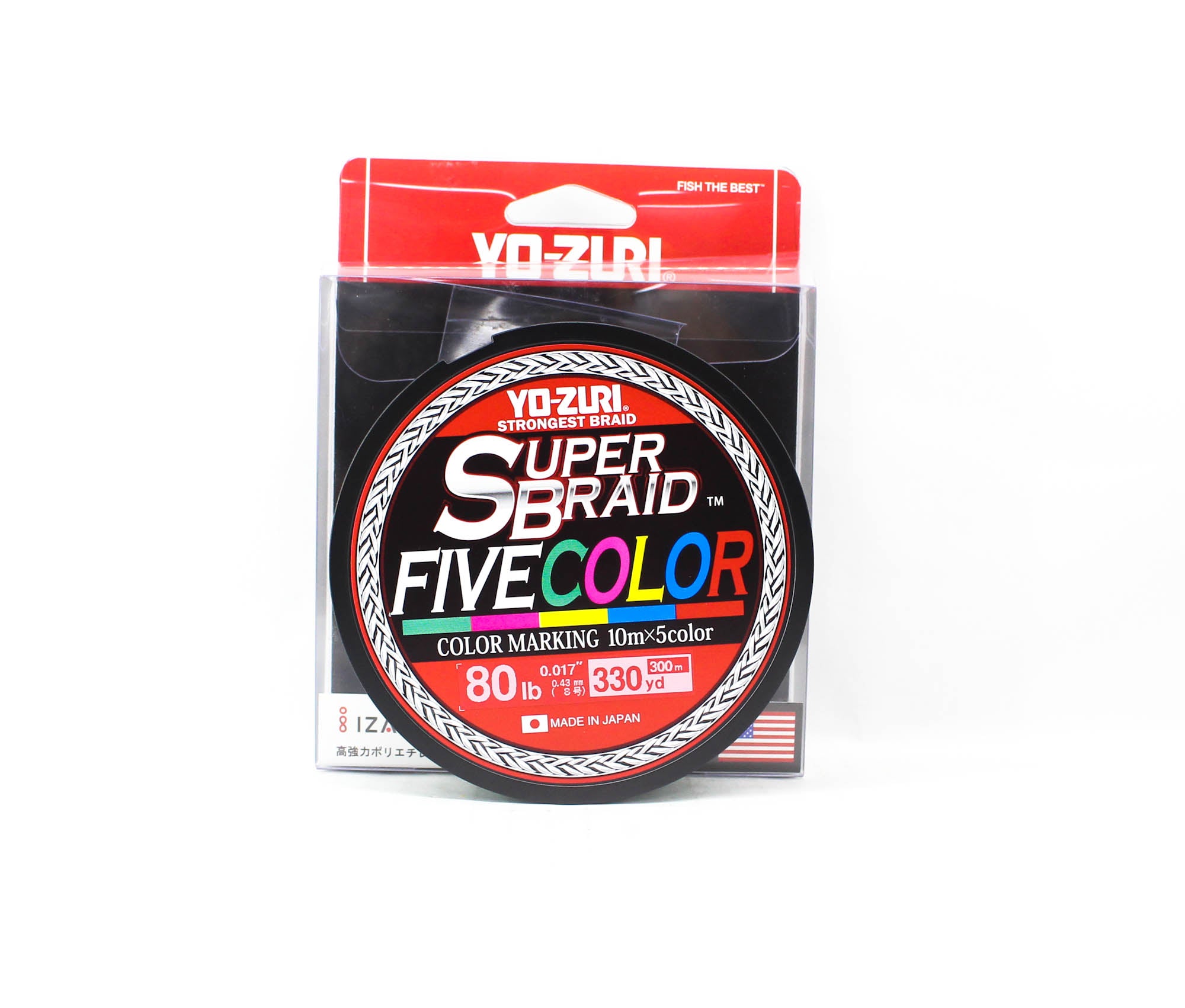 Yo Zuri Duel P.E Line Super Braid 330YDS 80Lbs (0.43mm) 5C R1466 (5198)