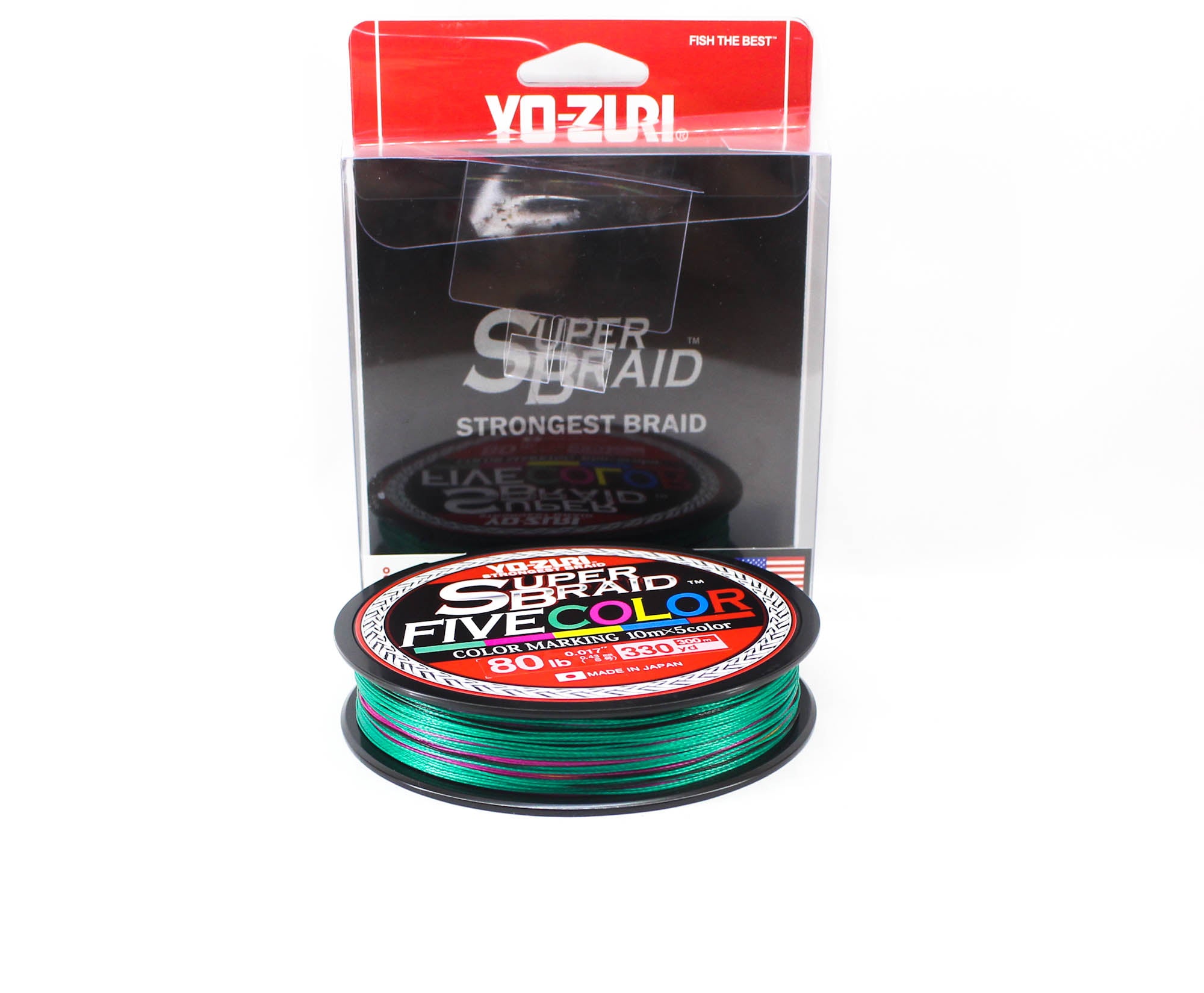 Yo Zuri Duel P.E Line Super Braid 330YDS 80Lbs (0.43mm) 5C R1466 (5198)