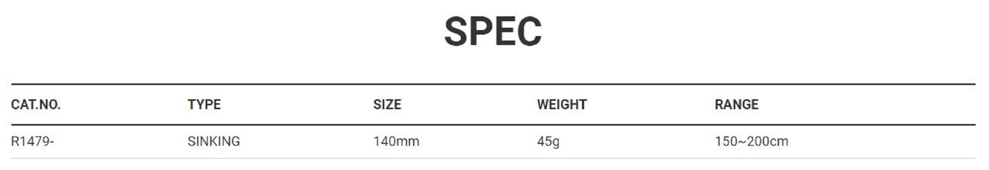 Yo Zuri Mag Speed 140 mm 45 grams Sinking Lure R1479-BONE (7871)