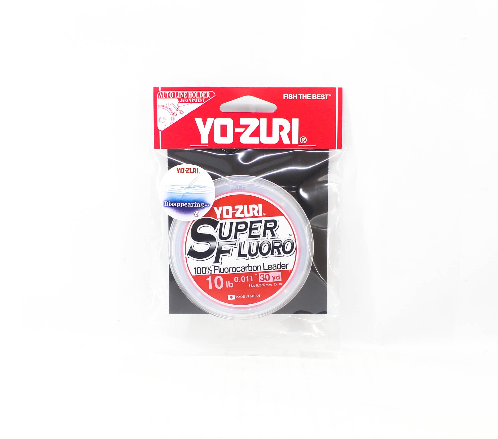 Yo Zuri Super Fluoro Fluorocarbon Leader 30yds 10lb 0.275mm R1484-NC (8625)
