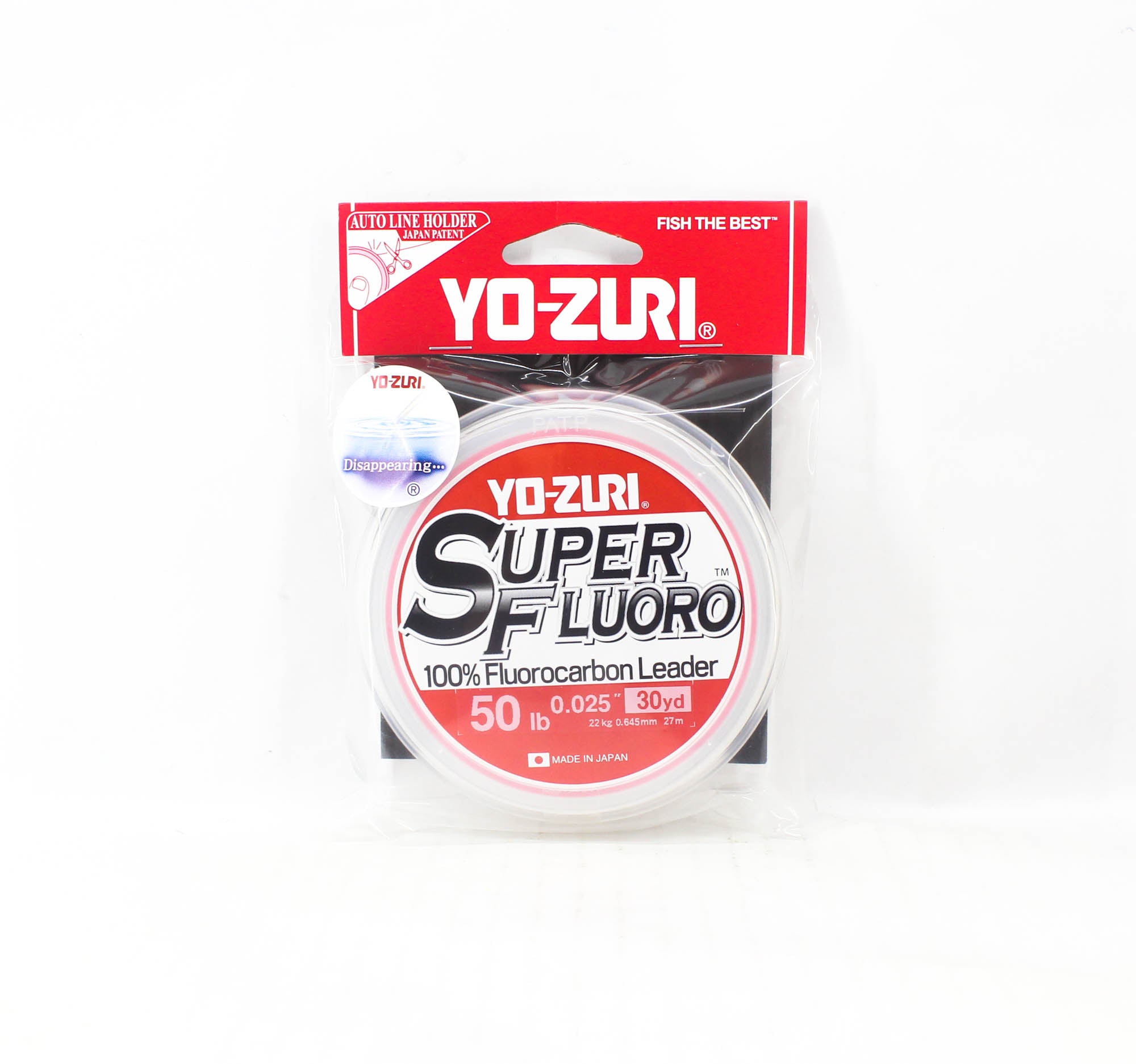 Yo Zuri Super Fluoro Fluorocarbon Leader 30yds 50lb 0.645mm R1491-NC (8694)