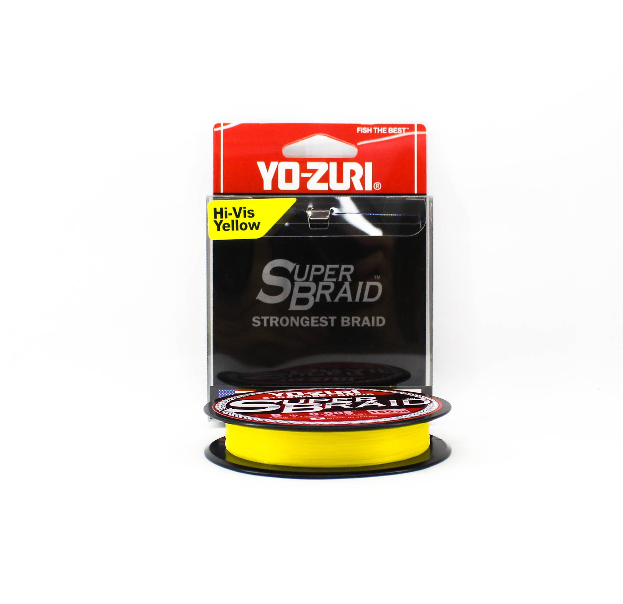 Yo Zuri Duel P.E Line Super Braid 150YDS 8Lbs 0.13mm Yellow R1544-Y (7610)