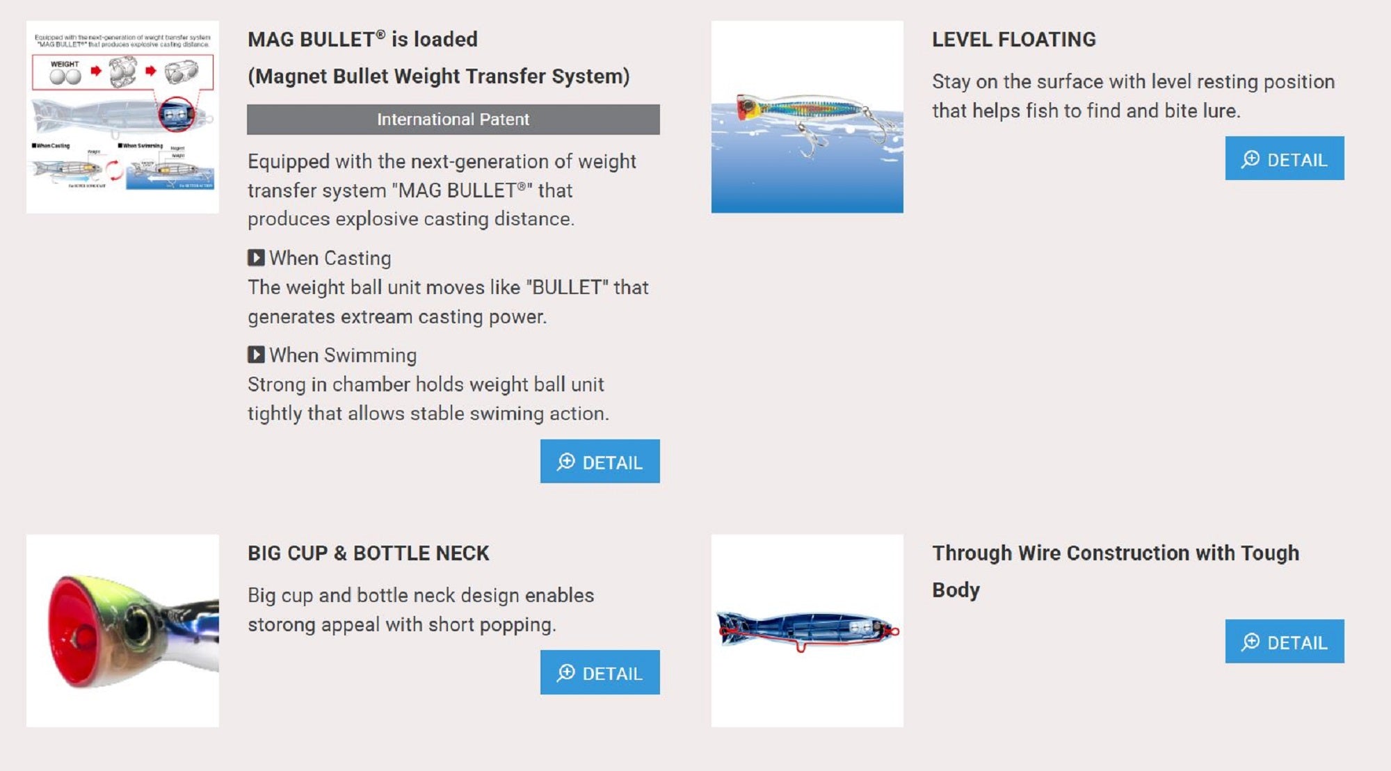Yo Zuri Duel Hardcore Bullet Bull 100 mm Floating Lure F1265-HPI (8549)