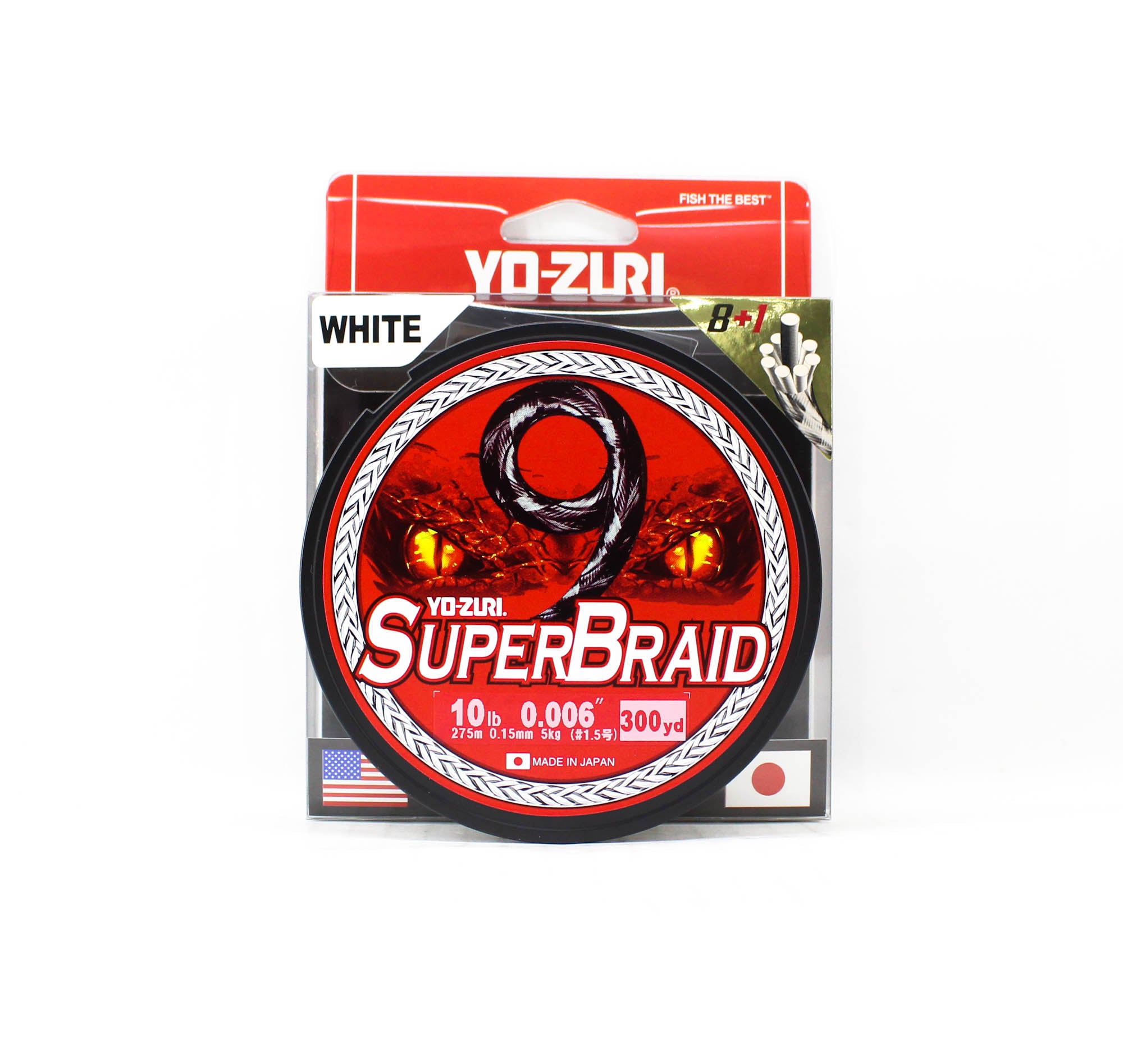 Yo Zuri Duel P.E Line Super Braid 9 300YDS 10lbs (0.15mm) (0047)
