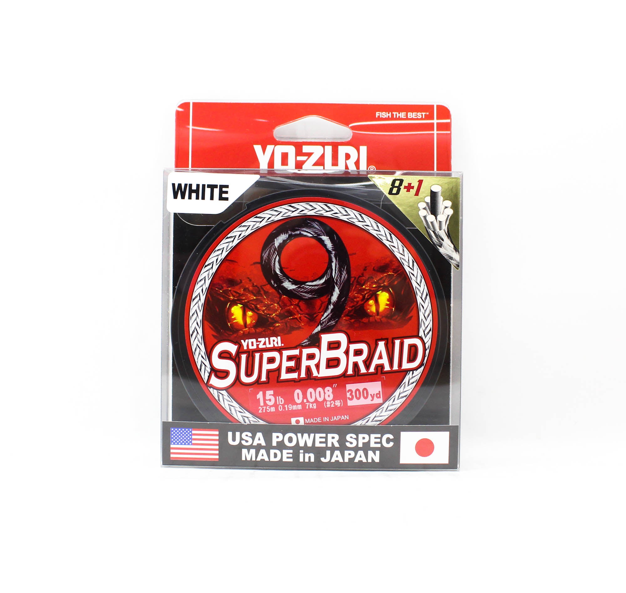 Yo Zuri Duel P.E Line Super Braid 9 300YDS 15lbs (0.19mm) (0061)