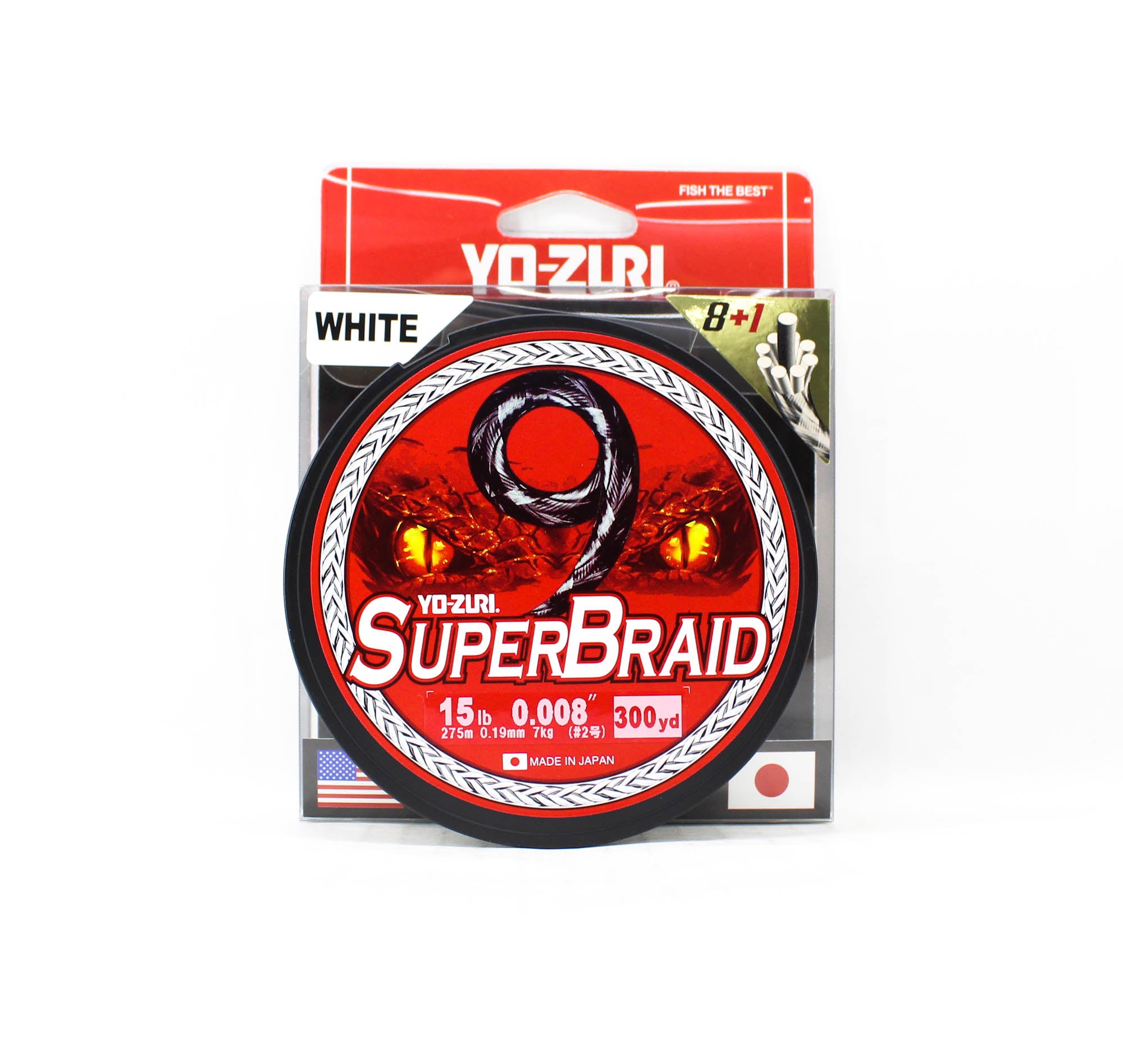 Yo Zuri Duel P.E Line Super Braid 9 300YDS 15lbs (0.19mm) (0061)