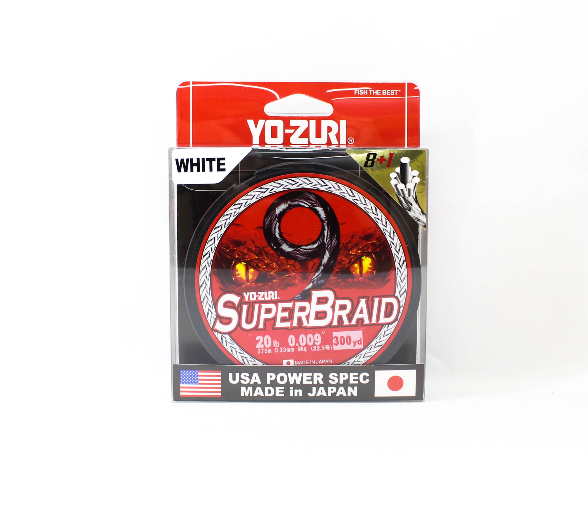 Yo Zuri Duel P.E Line Super Braid 9 300YDS 20lbs (0.23mm) (0085)