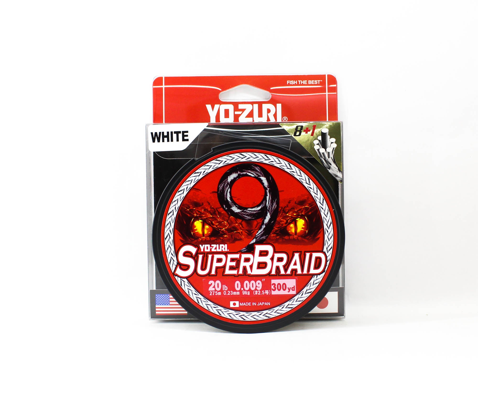Yo Zuri Duel P.E Line Super Braid 9 300YDS 20lbs (0.23mm) (0085)