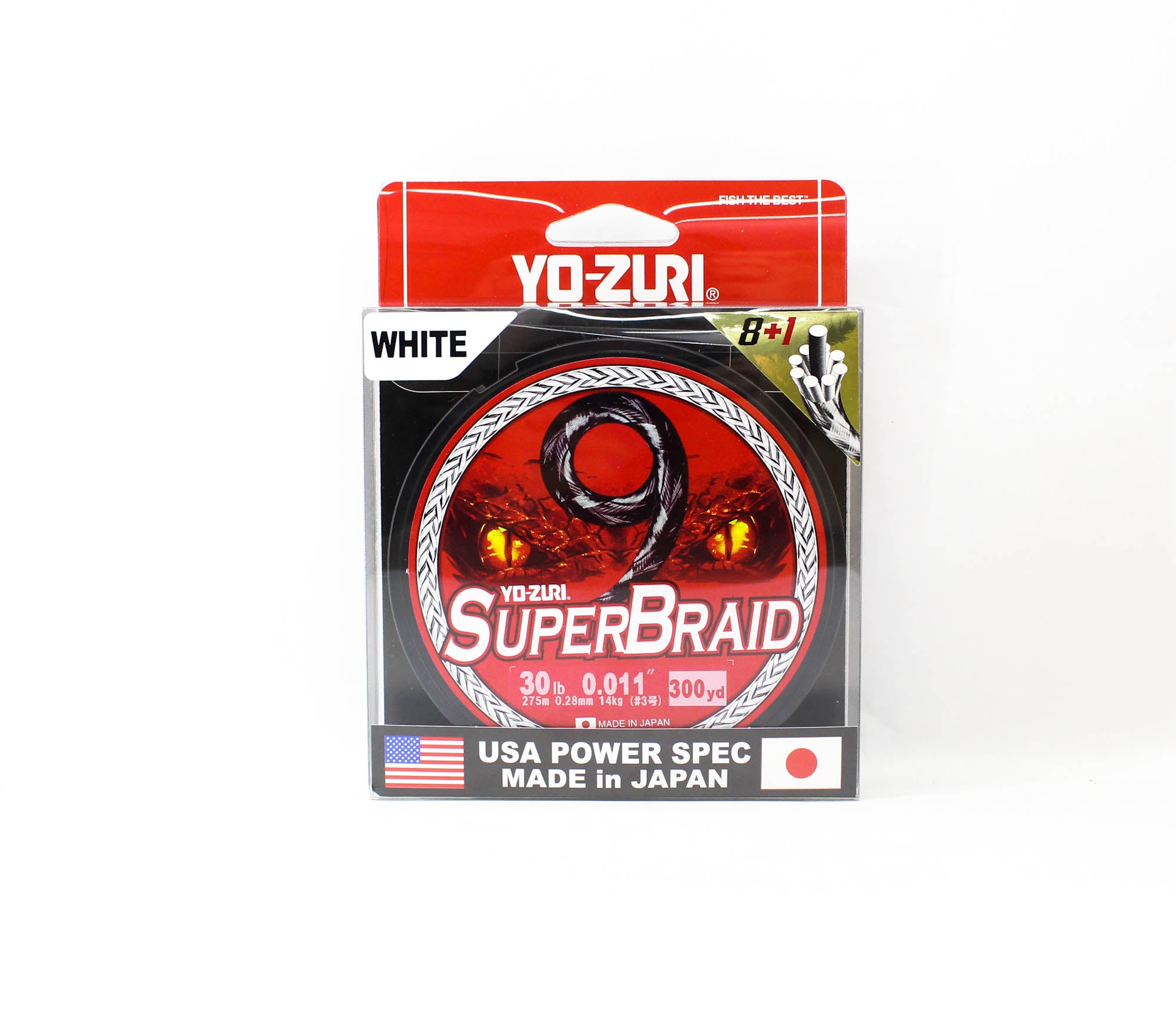 Yo Zuri Duel P.E Line Super Braid 9 300YDS 30lbs (0.28mm) (0108)