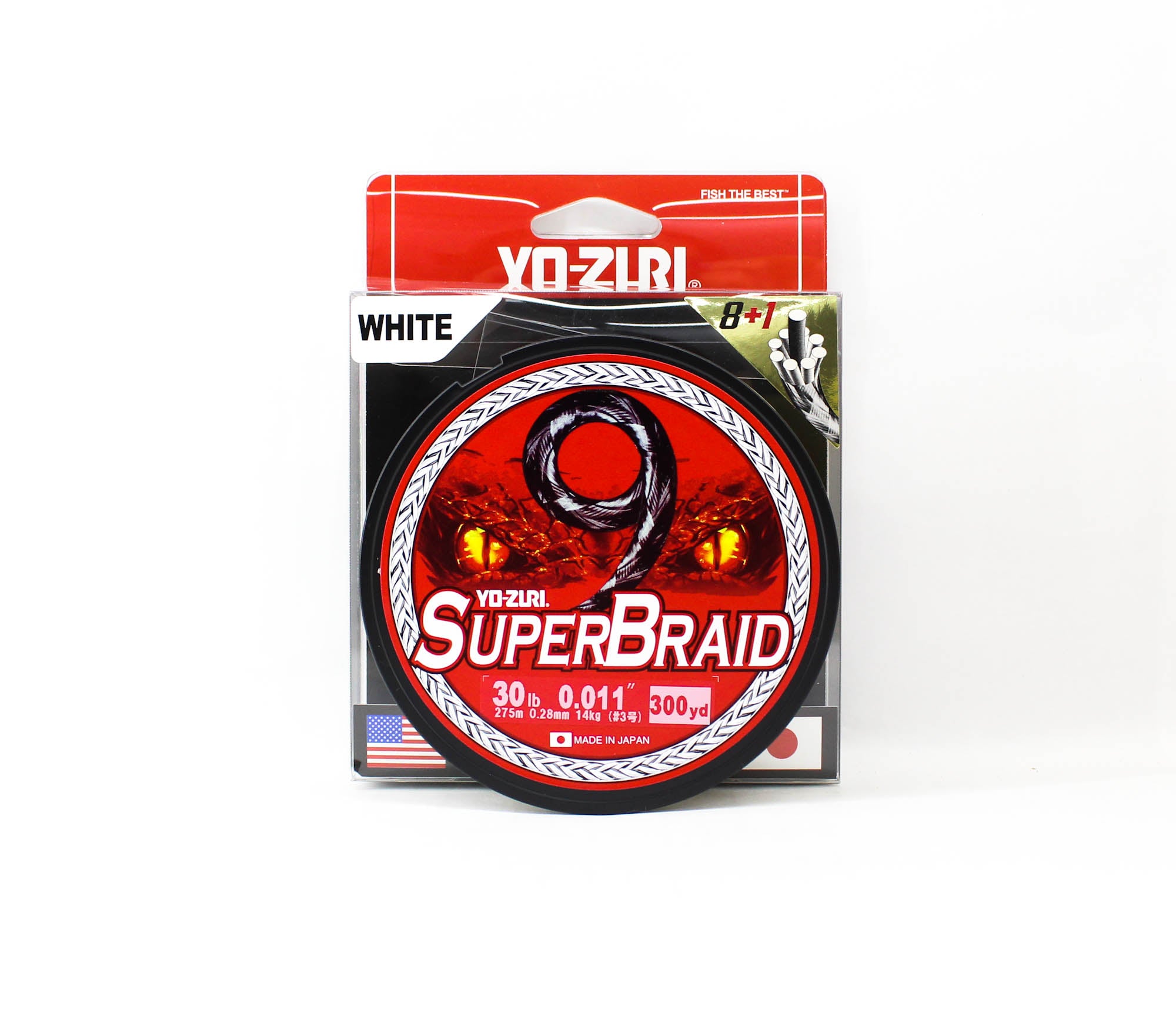 Yo Zuri Duel P.E Line Super Braid 9 300YDS 30lbs (0.28mm) (0108)