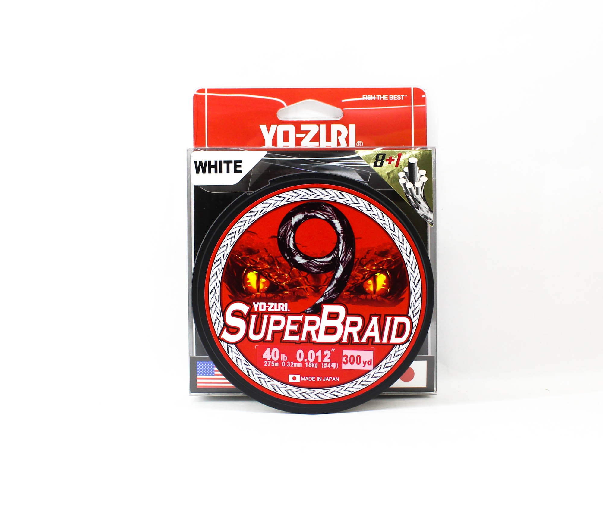 Yo Zuri Duel P.E Line Super Braid 9 300YDS 40lbs (0.32mm) (0122)