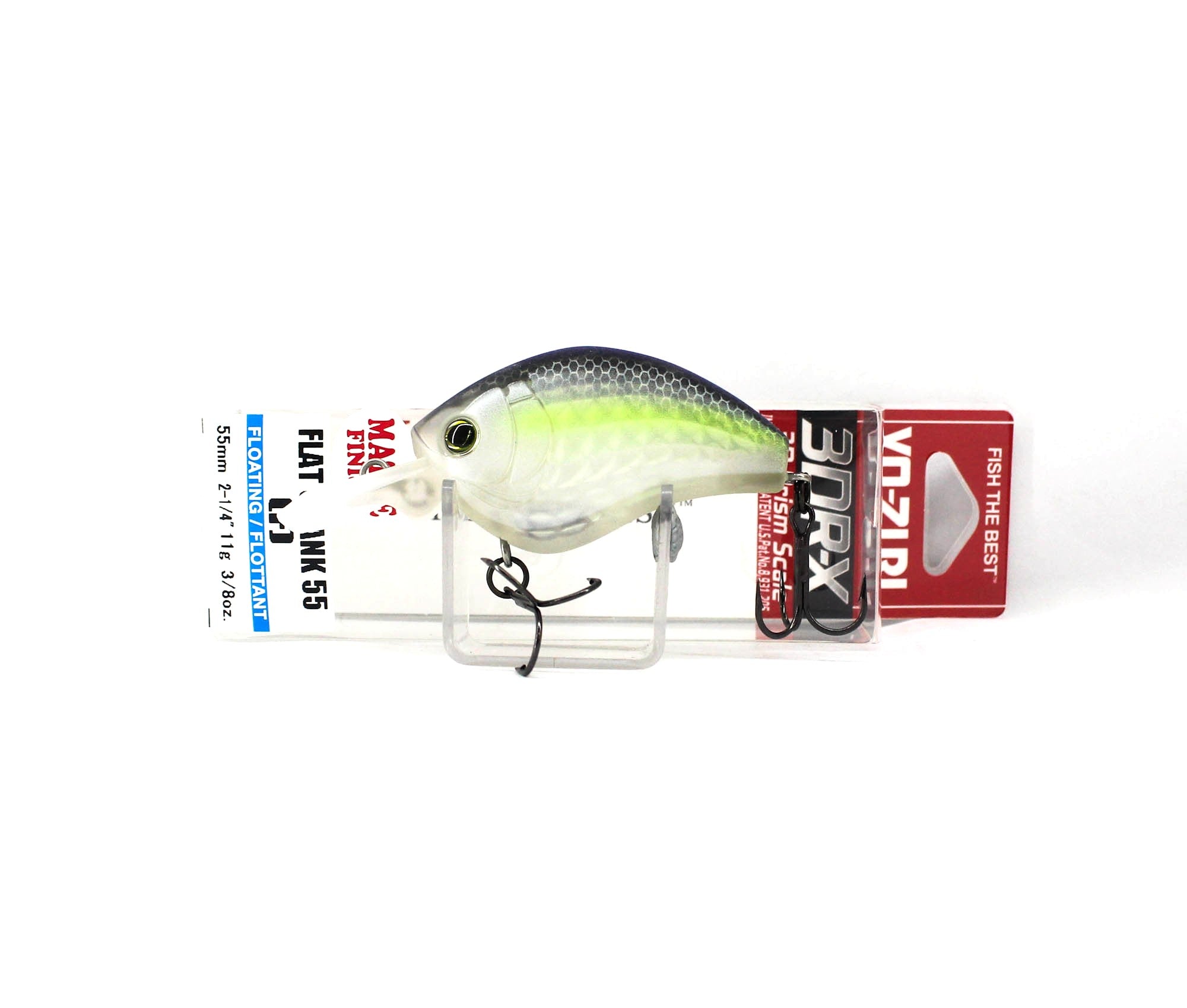 Yo Zuri 3DR-X Flat Crank 55F Floating Lure R1443-MGSS (6940)
