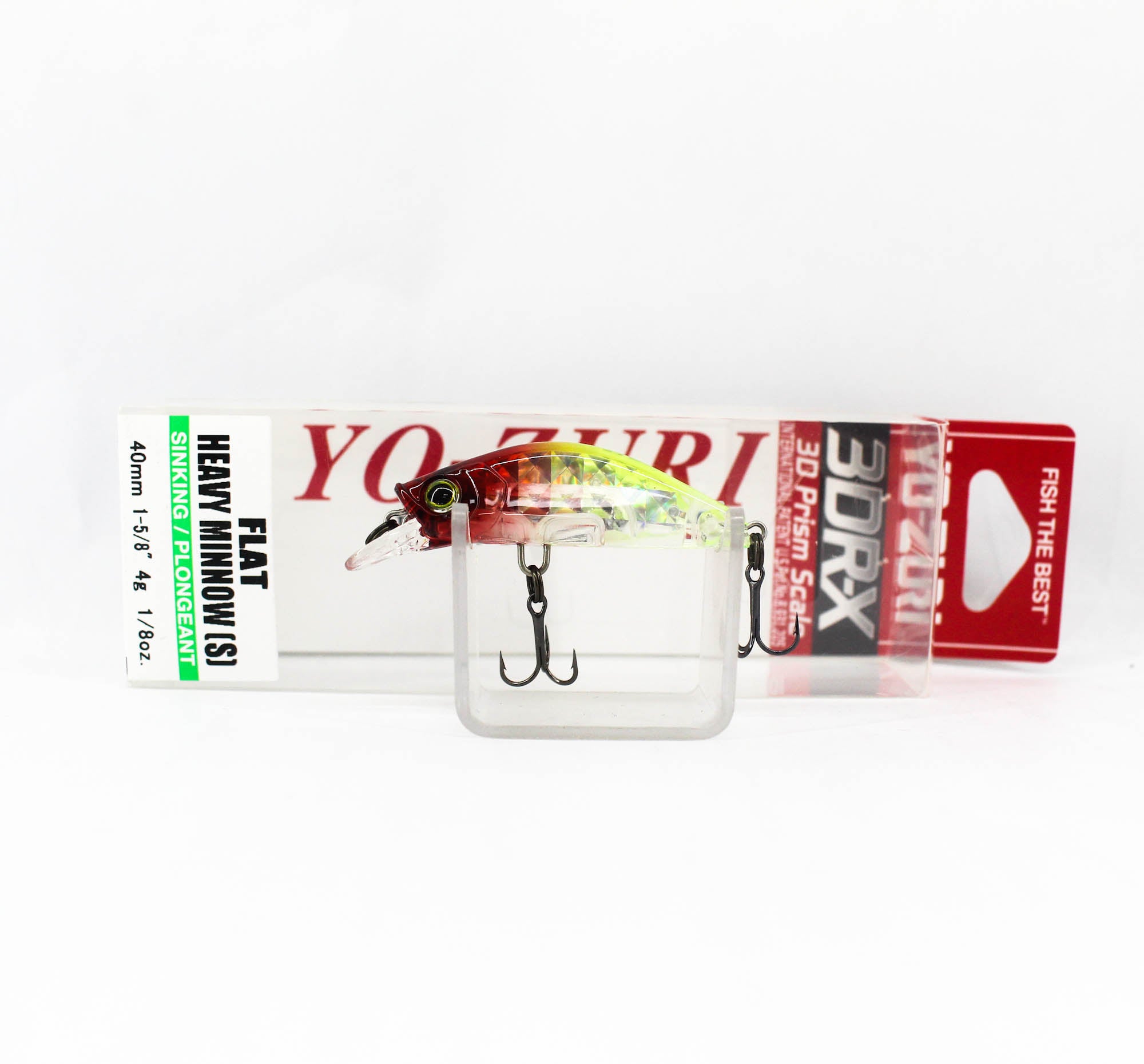 Yo Zuri 3DR-X Flat Heavy Minnow 40S Sinking Lure R1541-PCR (7084)