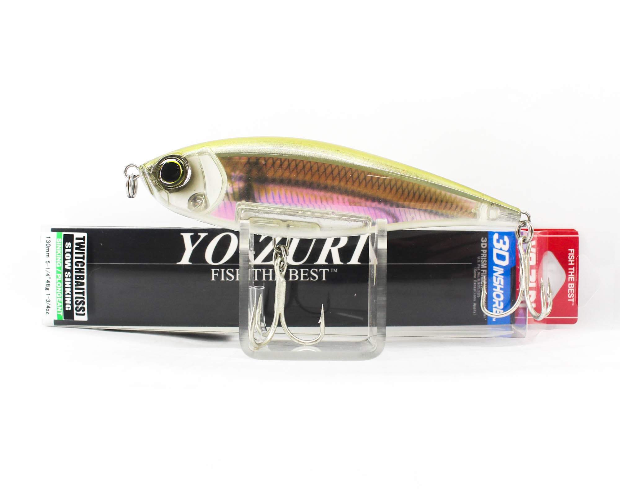 Yo Zuri Duel 3D Inshore Twitchbait 130SS Slow Sinking Lure R1349-RAC (7640)