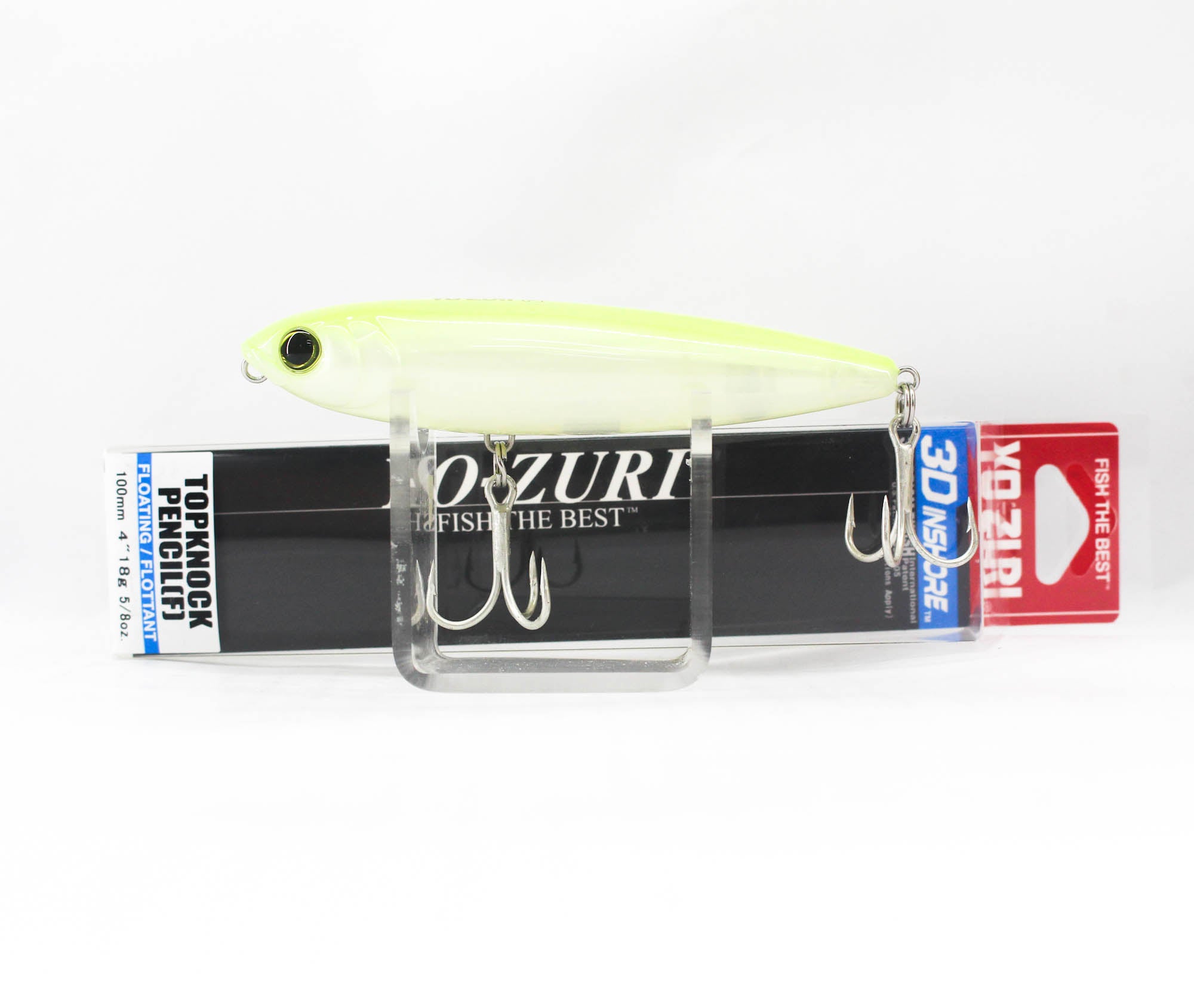 Yo Zuri Duel 3D Inshore Topknock Pencil 100 Floating Lure R1350-PLCS (7671)