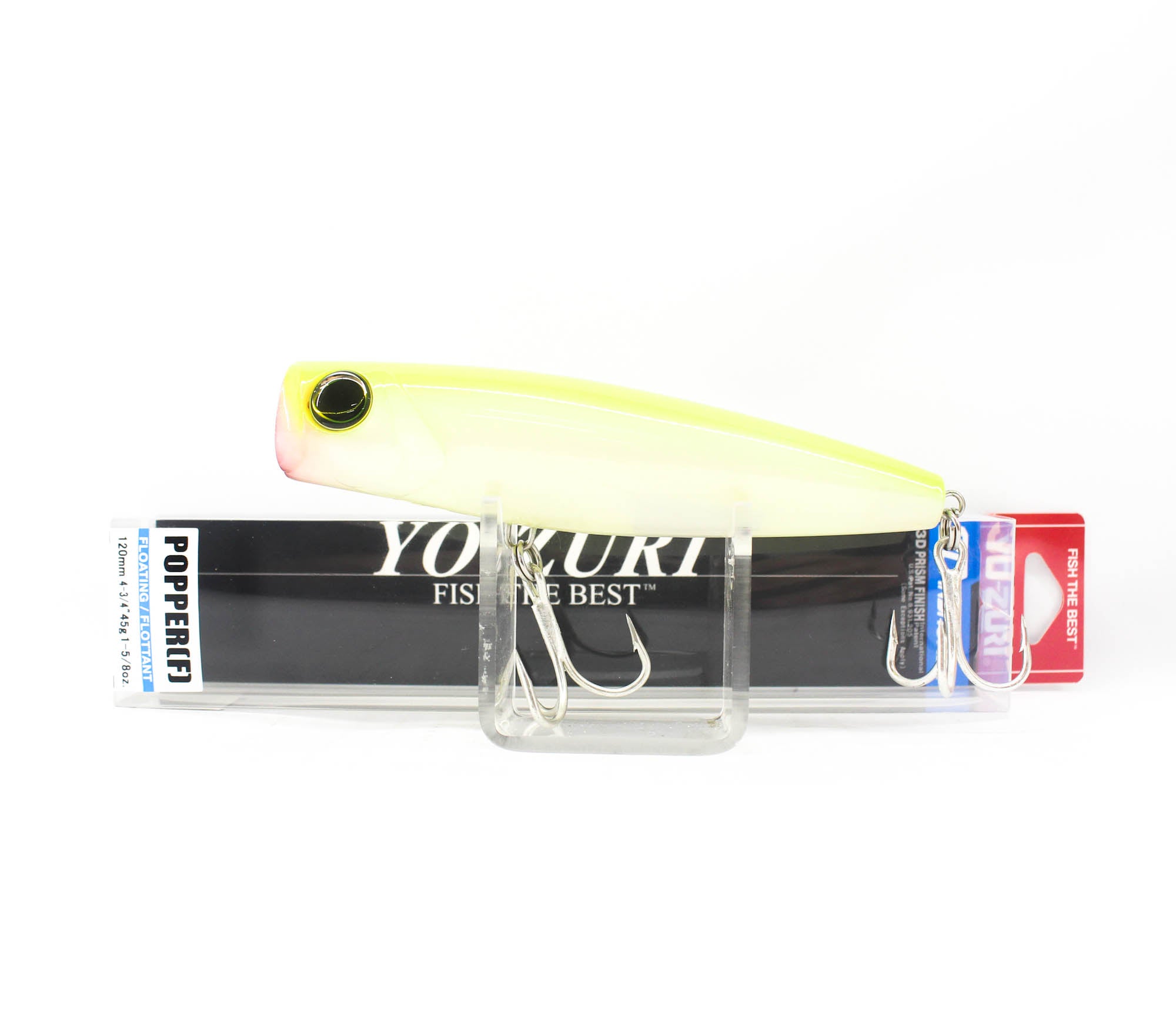Yo Zuri Duel 3D Inshore Popper 120F Floating Lure R1412-PLCS (7923)