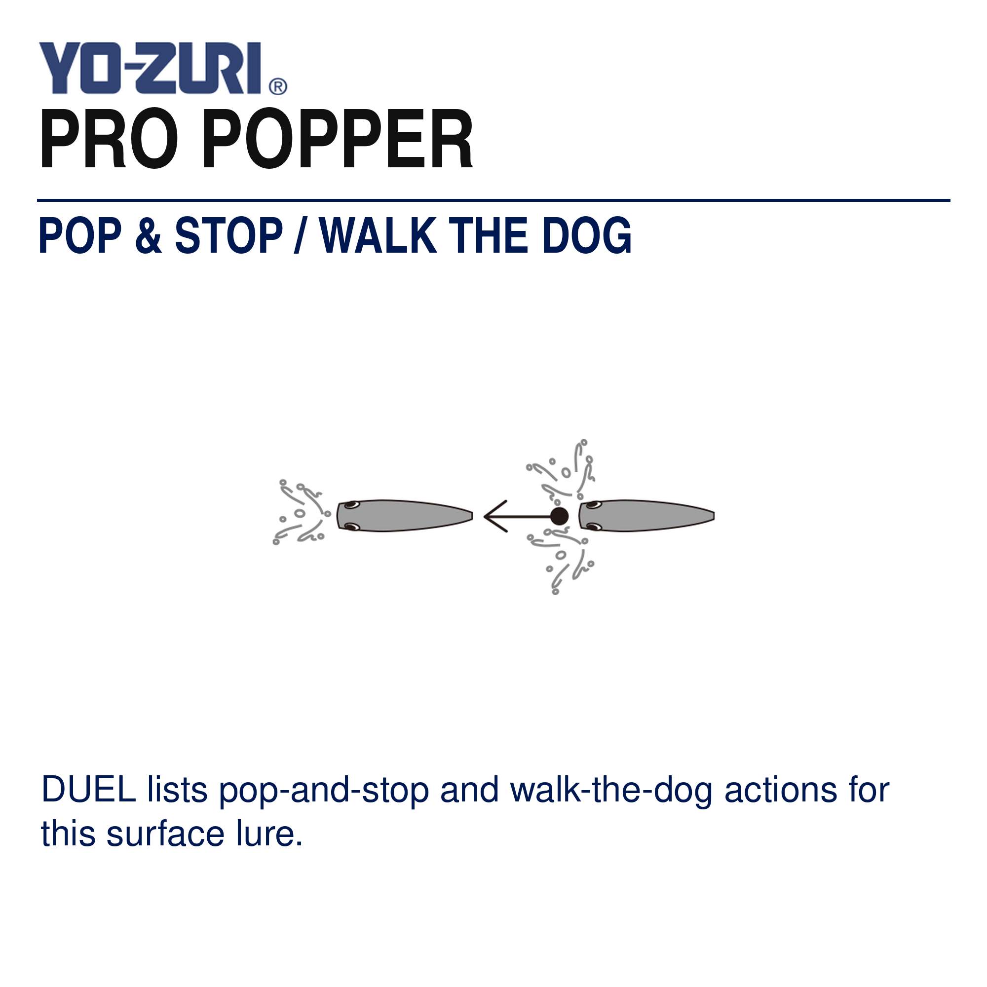 Yo Zuri Pro Popper 70mm Floating Lure R1600-GSPC (8258)