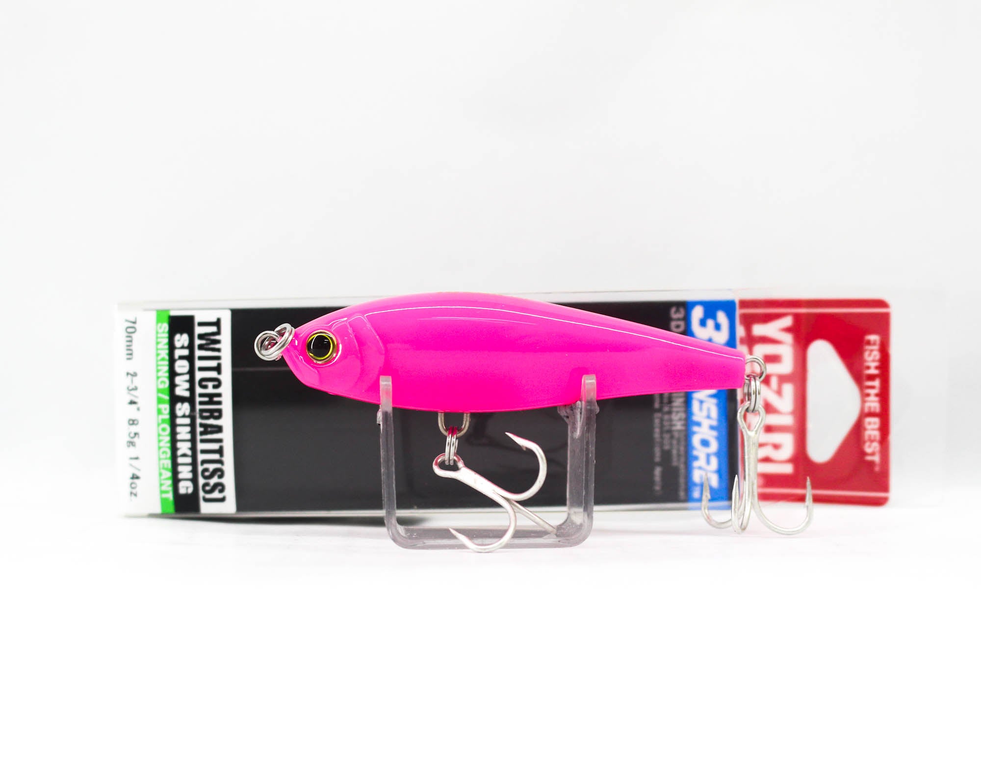 Yo Zuri Duel 3D Inshore Twitchbait 70SS Slow Sinking Lure R1207-P (8807)