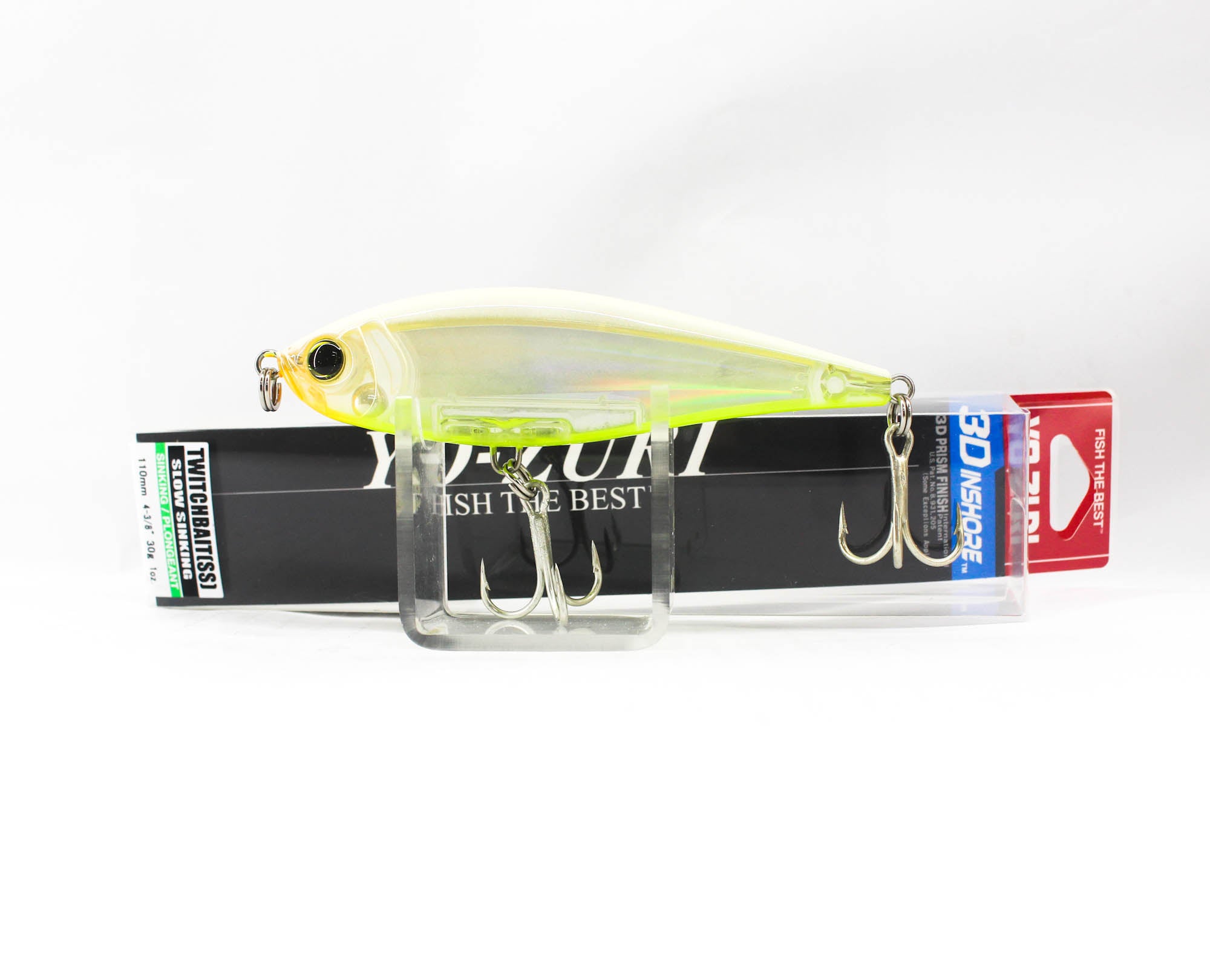 Yo Zuri Duel 3D Inshore Twitchbait 110SS Slow Sinking Lure R1348-HBSC (8951)