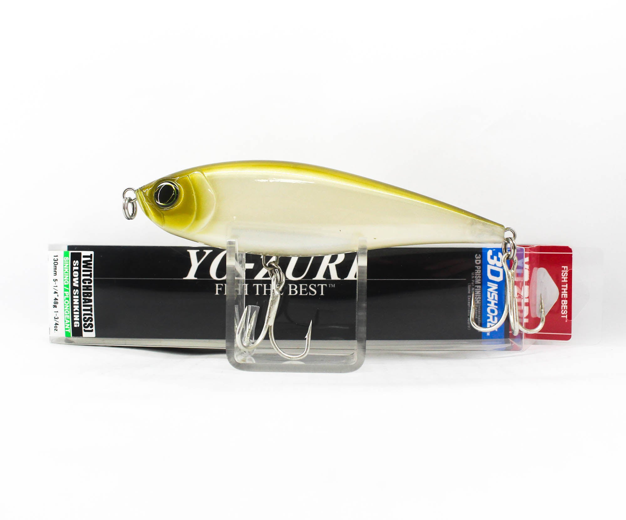 Yo Zuri Duel 3D Inshore Twitchbait 130SS Slow Sinking Lure R1349-POL (9064)