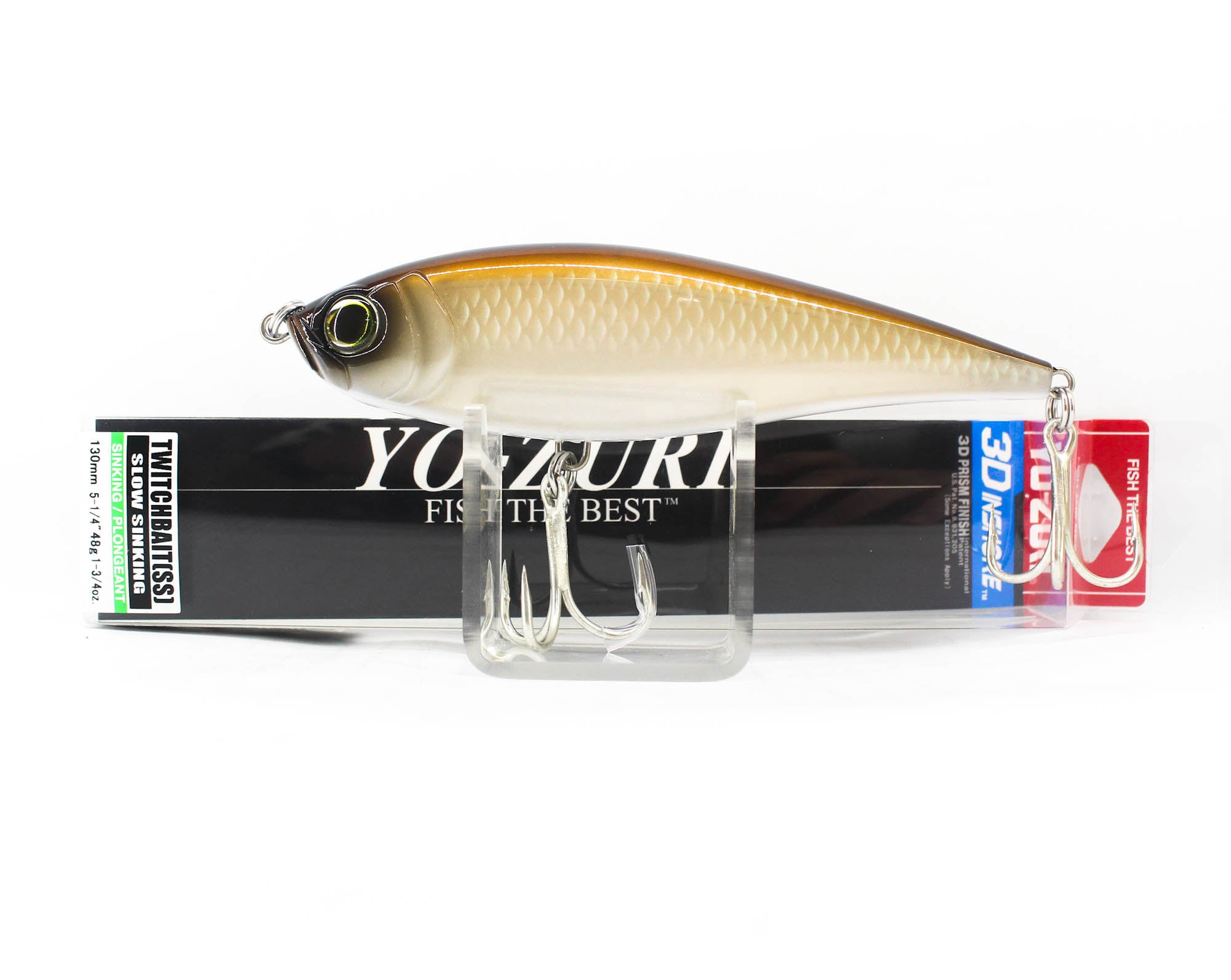 Yo Zuri Duel 3D Inshore Twitchbait 130SS Slow Sinking Lure R1349-PRSN (9071)
