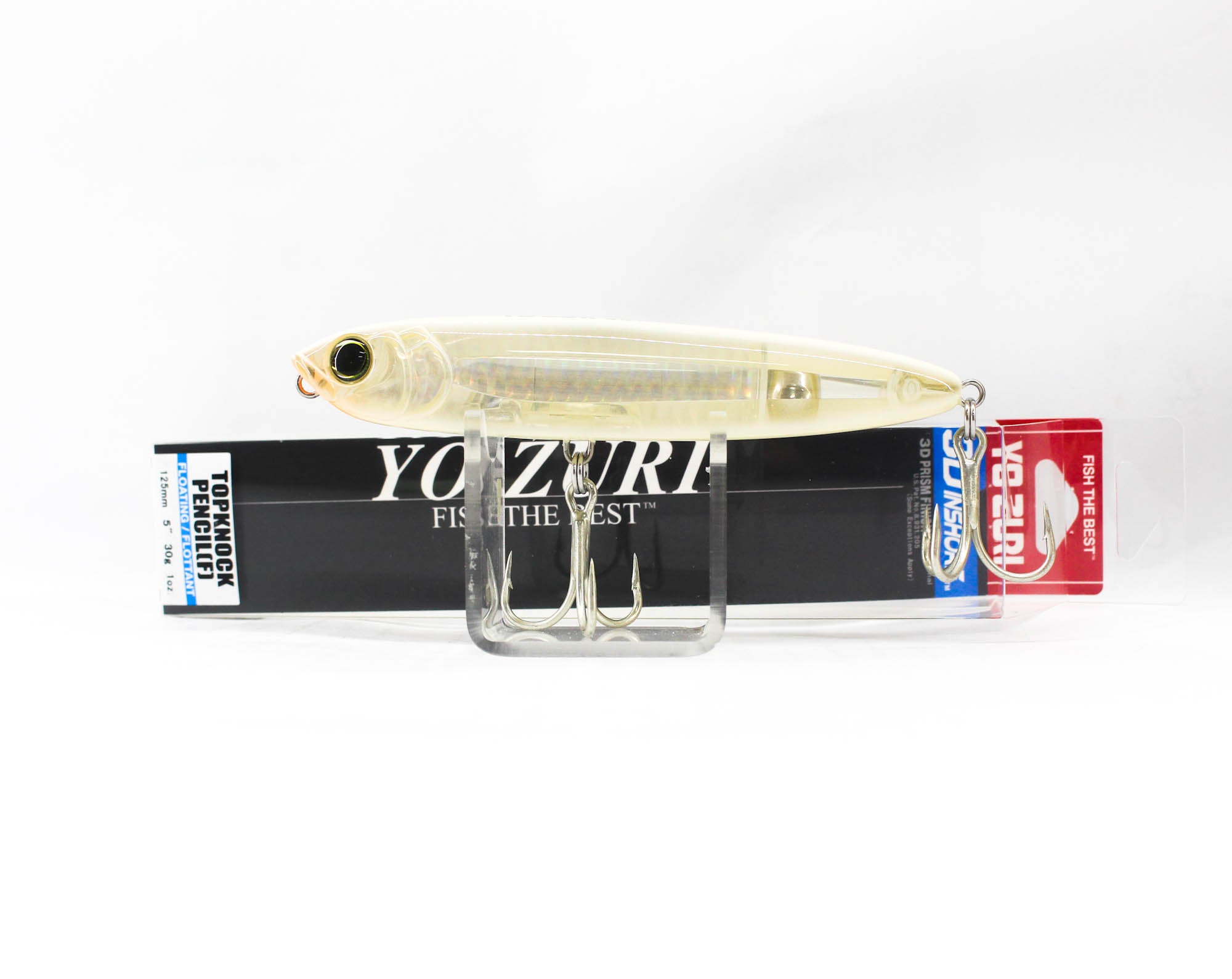 Yo Zuri Duel 3D Inshore Topknock Pencil 125 Floating Lure R1369-HBNS (9187)