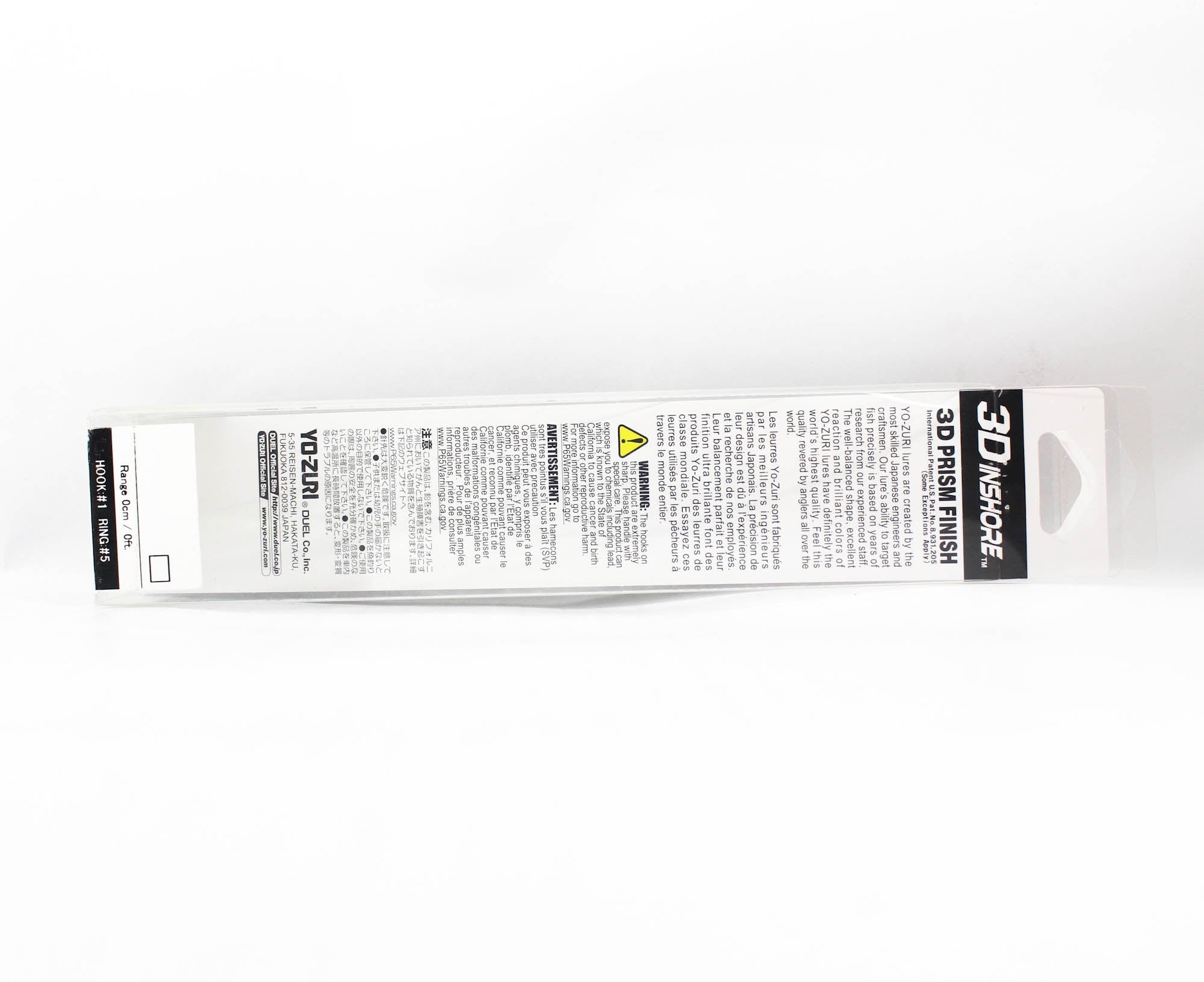 Yo Zuri Duel 3D Inshore Topknock Pencil 125 Floating Lure R1369-HBNS (9187)
