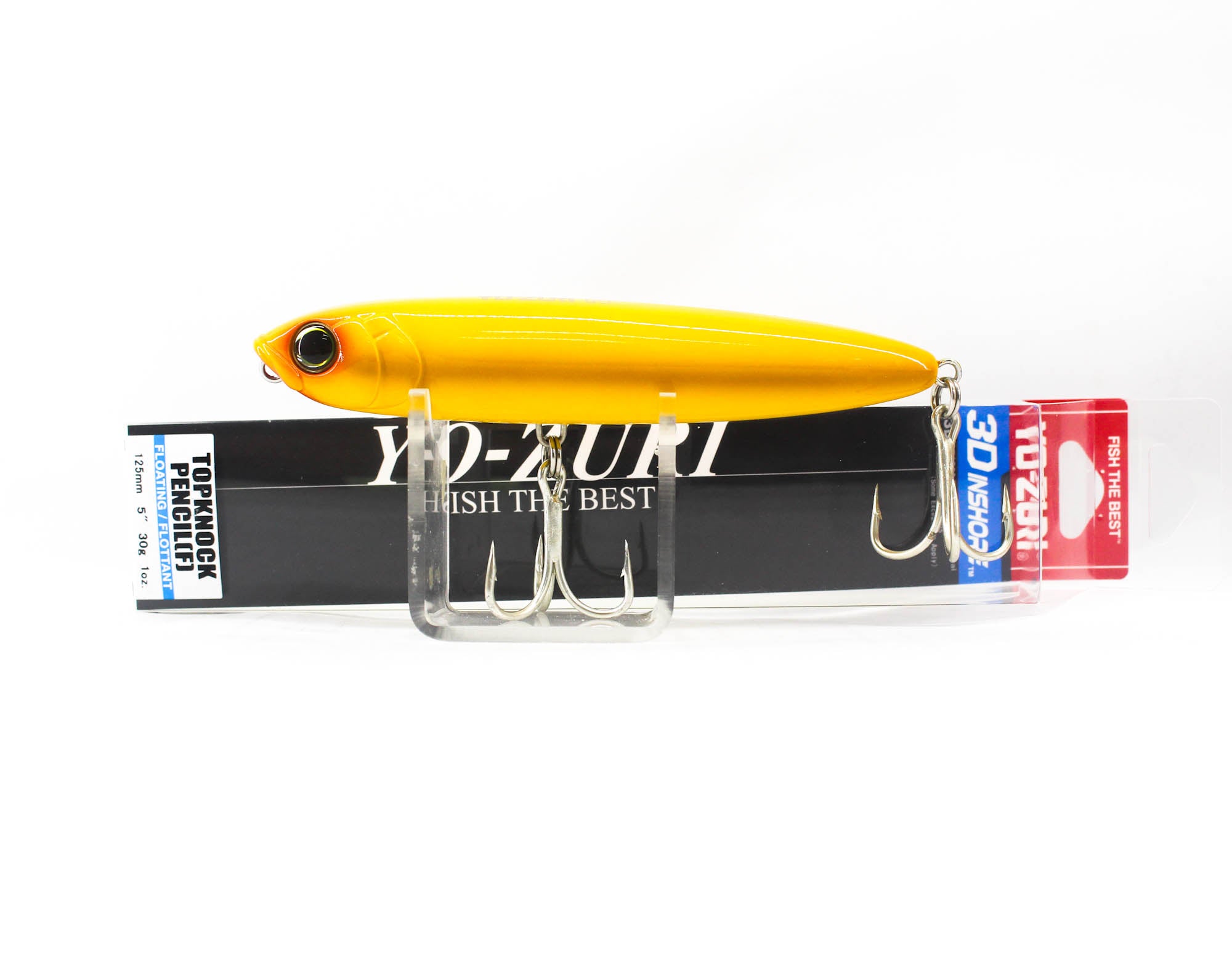 Yo Zuri Duel 3D Inshore Topknock Pencil 125 Floating Lure R1369-YELL (9262)