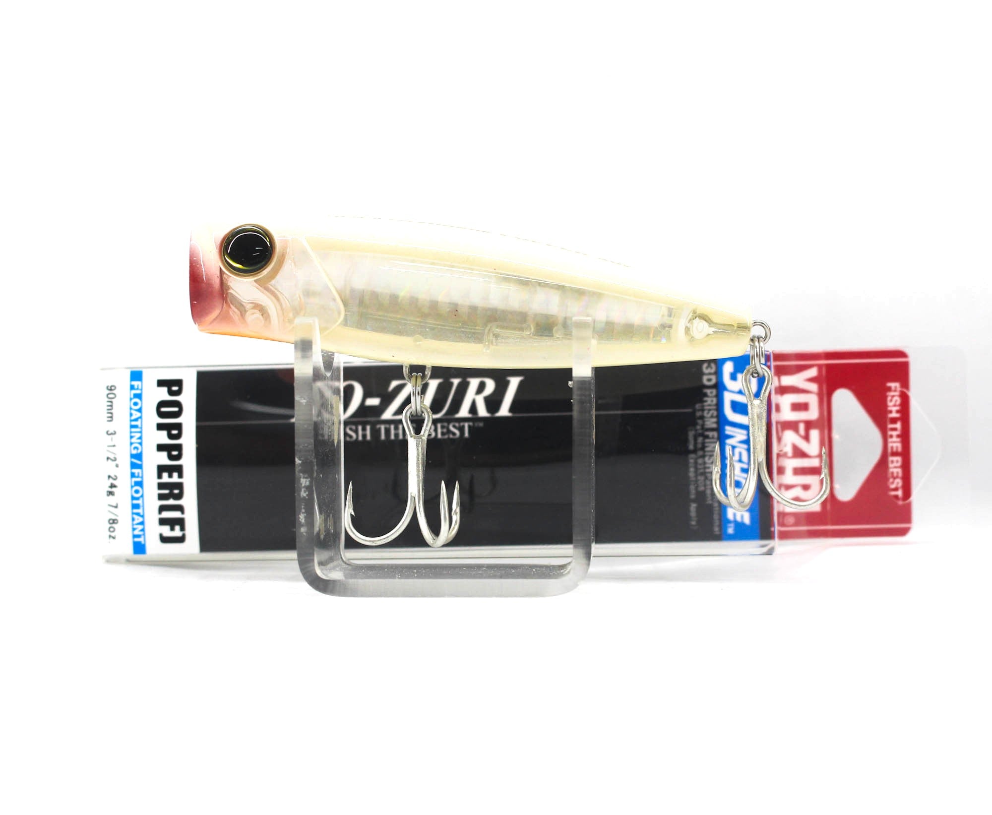 Yo Zuri Duel 3D Inshore Popper 90F Floating Lure R1411-HBNS (9552)