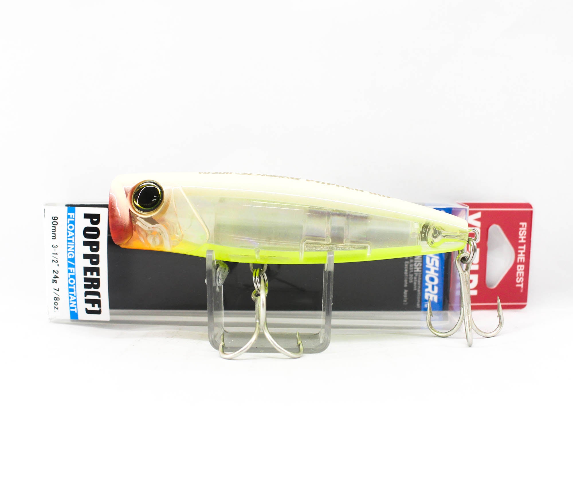 Yo Zuri Duel 3D Inshore Popper 90F Floating Lure R1411-HBSC (9569)