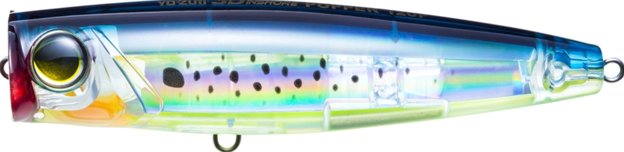 Yo Zuri Duel 3D Inshore Popper 90F Floating Lure R1411-MDG (9583)