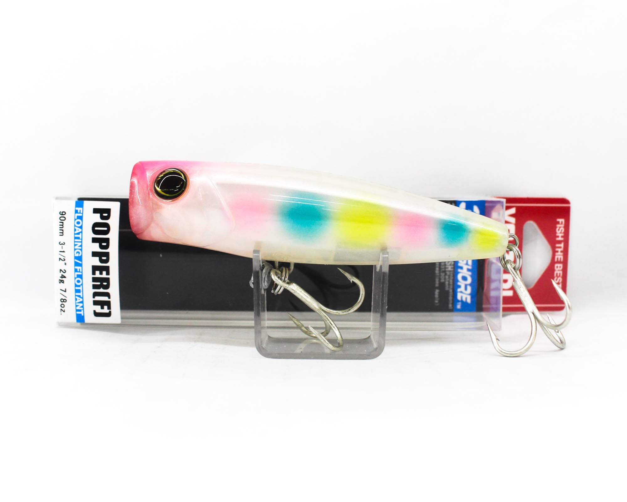 Yo Zuri Duel 3D Inshore Popper 90F Floating Lure R1411-PCA (9606)
