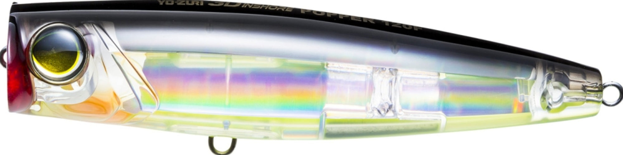 Yo Zuri Duel 3D Inshore Popper 120F Floating Lure R1412-BSCL (9682)