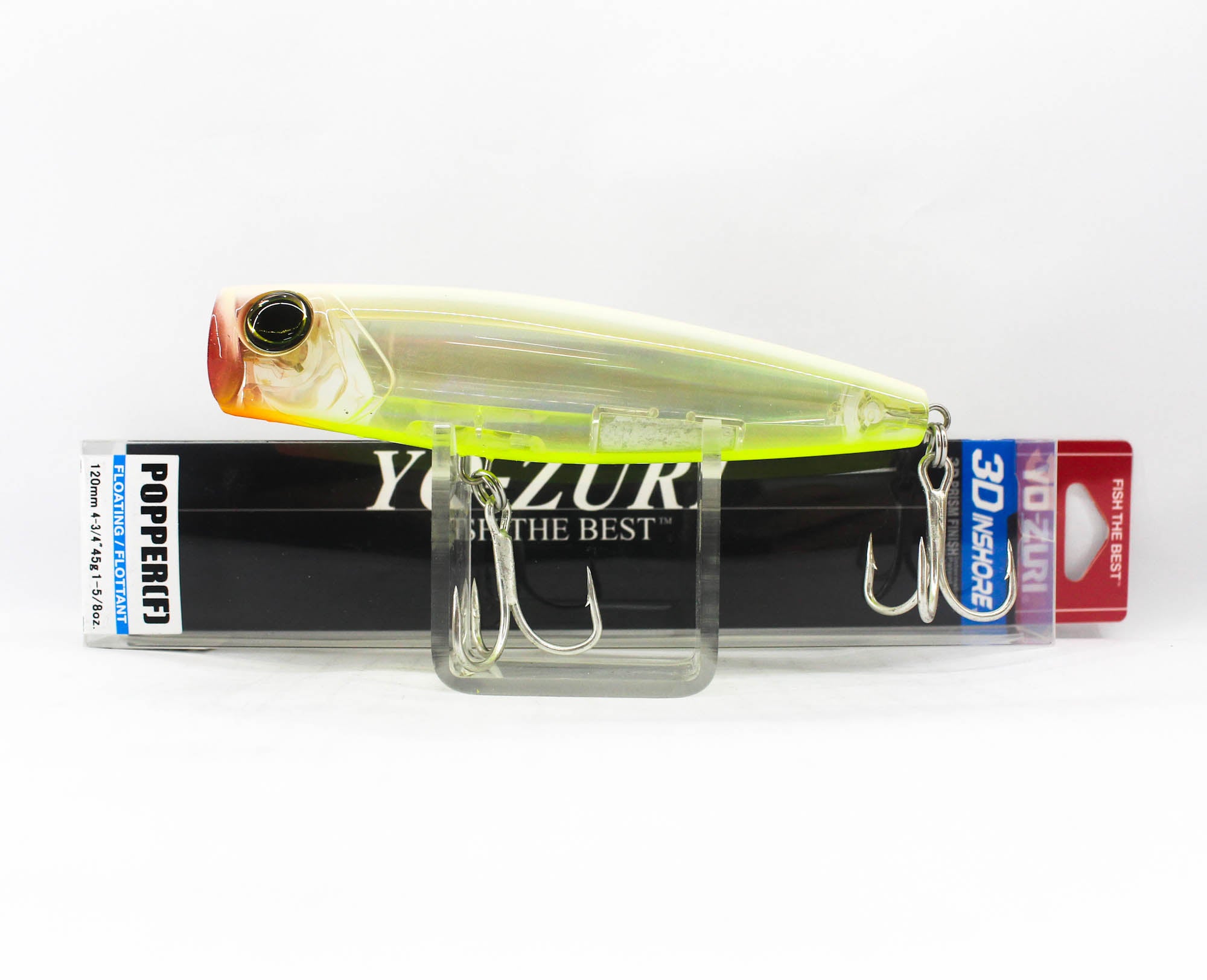 Yo Zuri Duel 3D Inshore Popper 120F Floating Lure R1412-HBSC (9705)