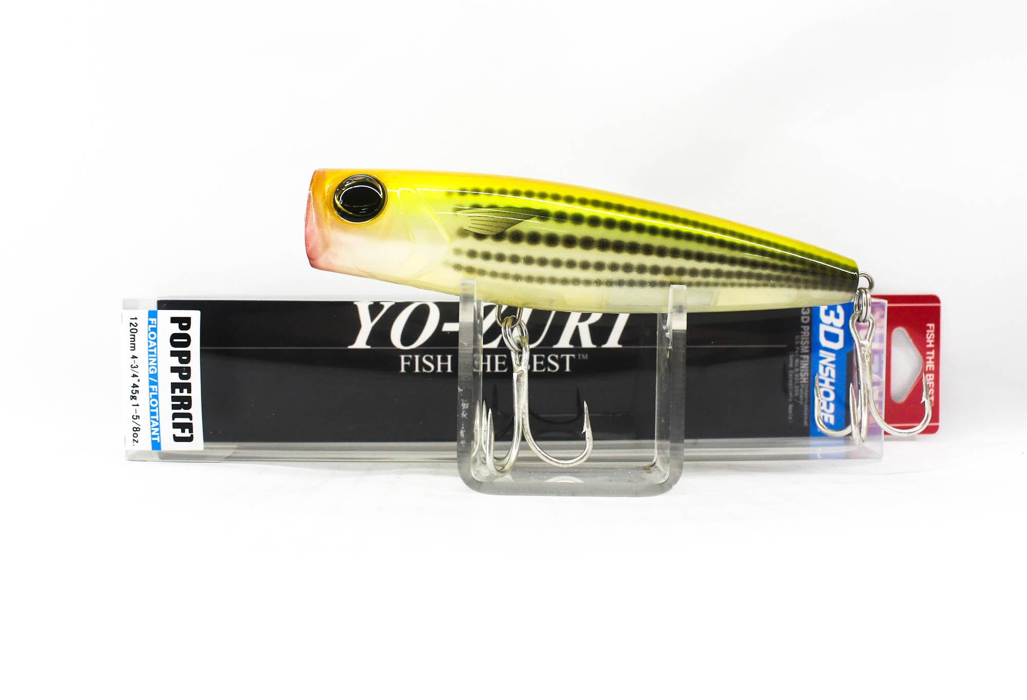 Yo Zuri Duel 3D Inshore Popper 120F Floating Lure R1412-YMT (9811)