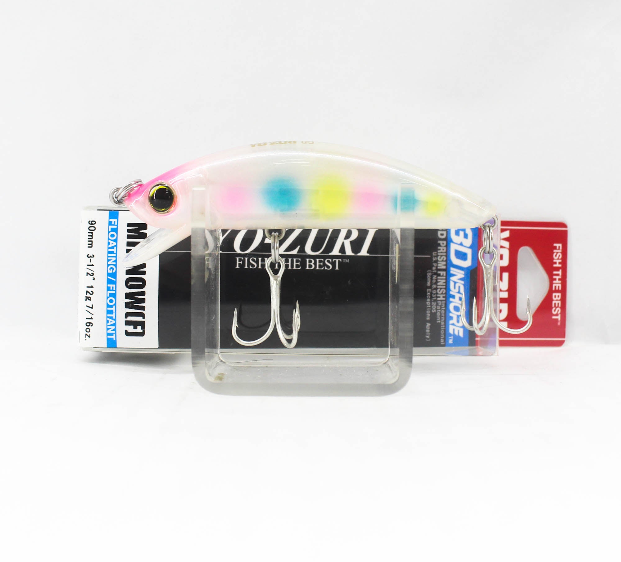 Yo Zuri Duel 3D Inshore Minnow 90 Floating Lure R1212-PCA (9897)